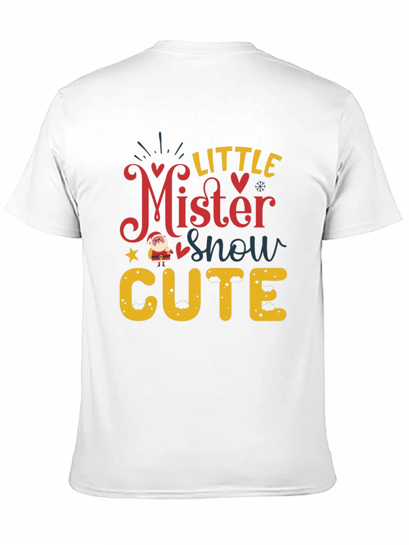 Little Mister Snow Cute Holiday T-Shirt