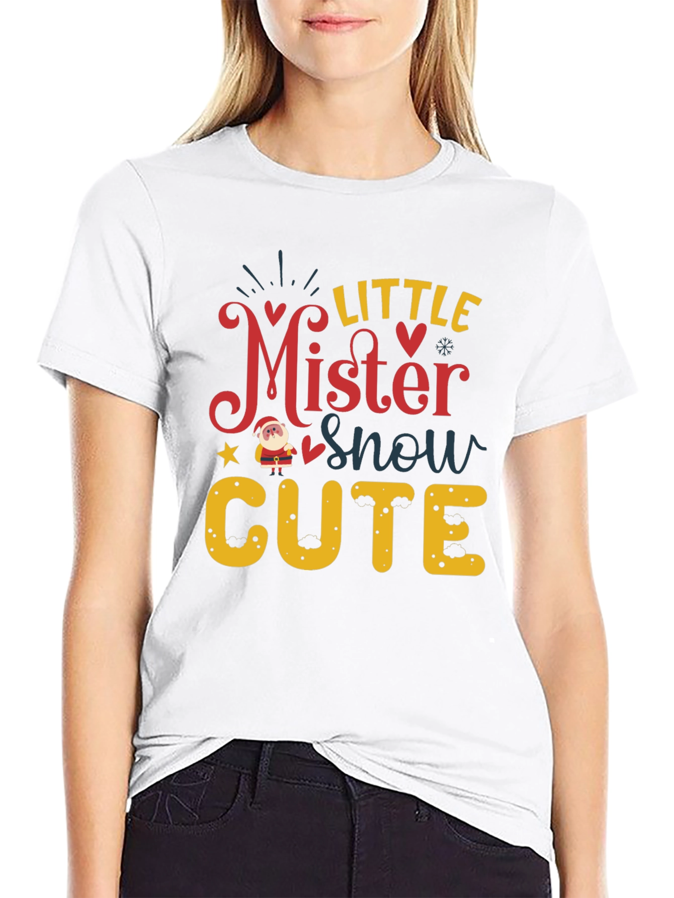 Little Mister Snow Cute Holiday T-Shirt