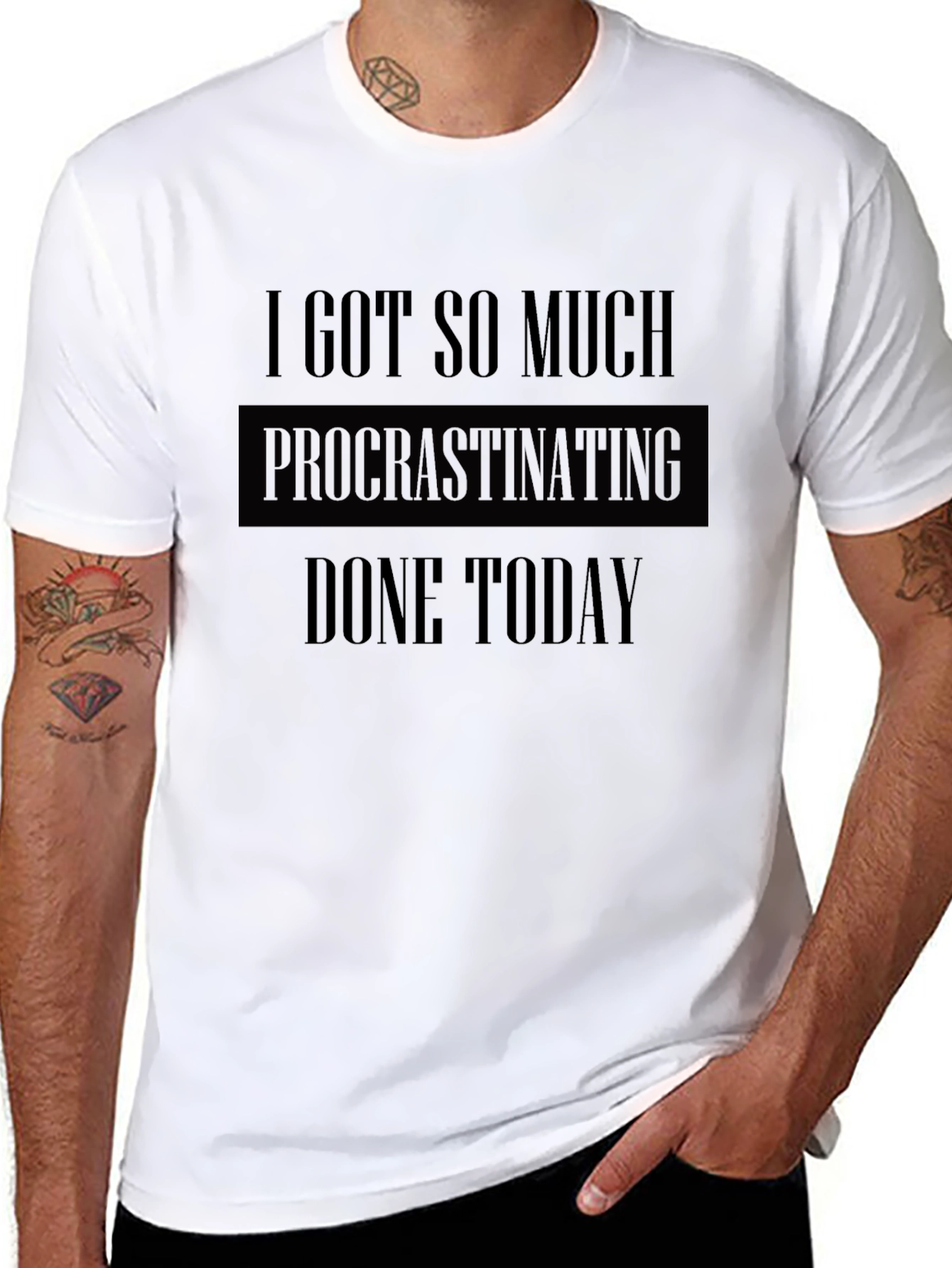 Procrastinating Humor Graphic Tee