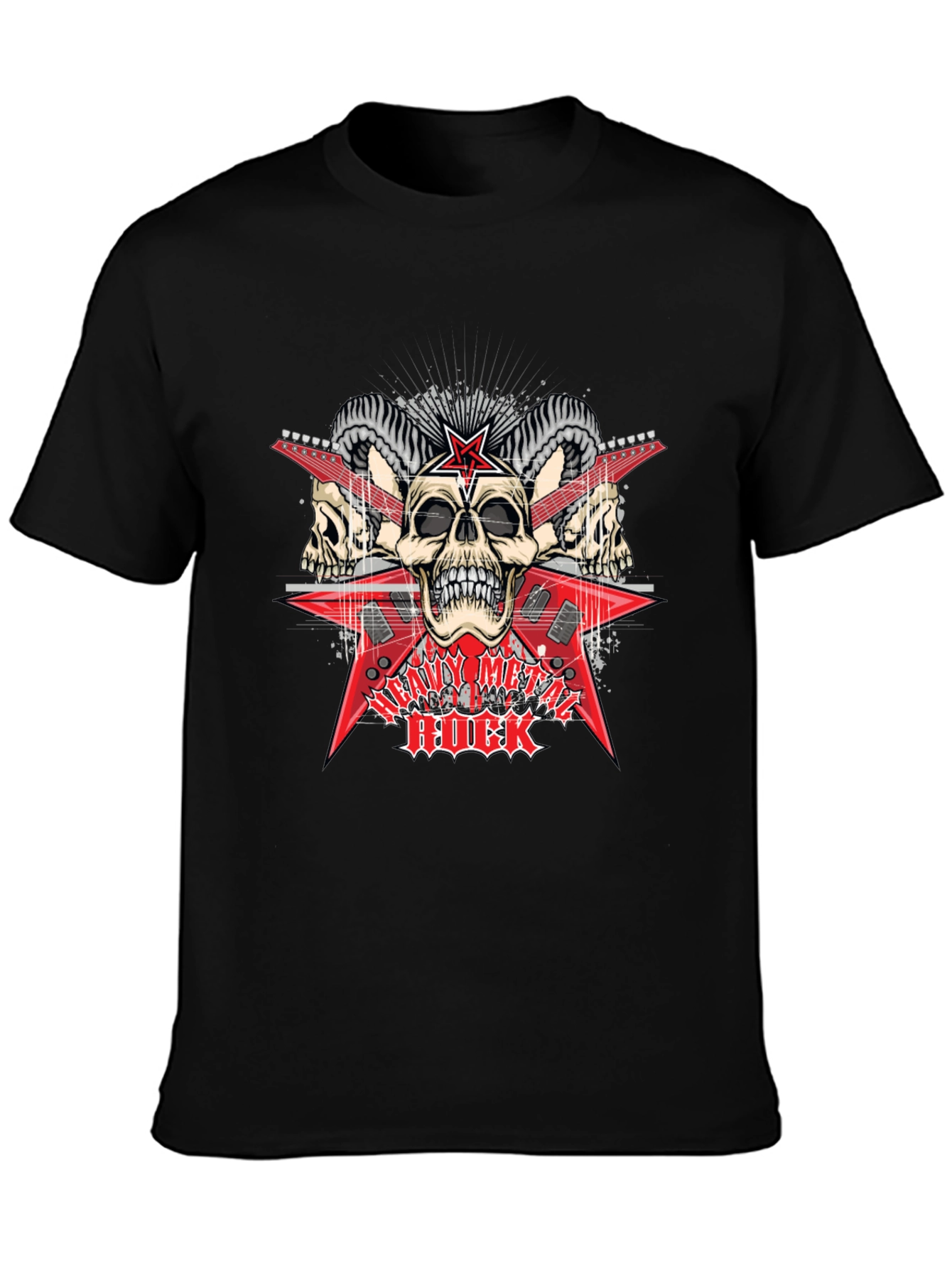 Metal Rock Graphic T-Shirt