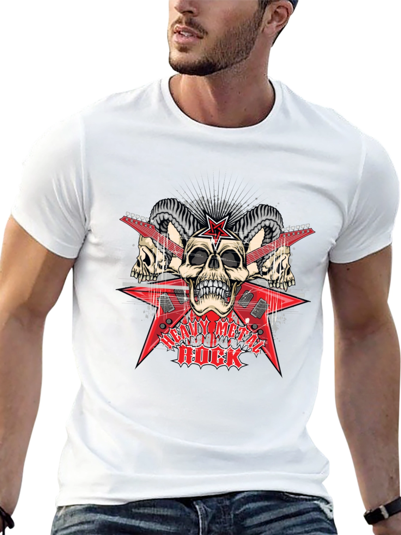 Metal Rock Graphic T-Shirt