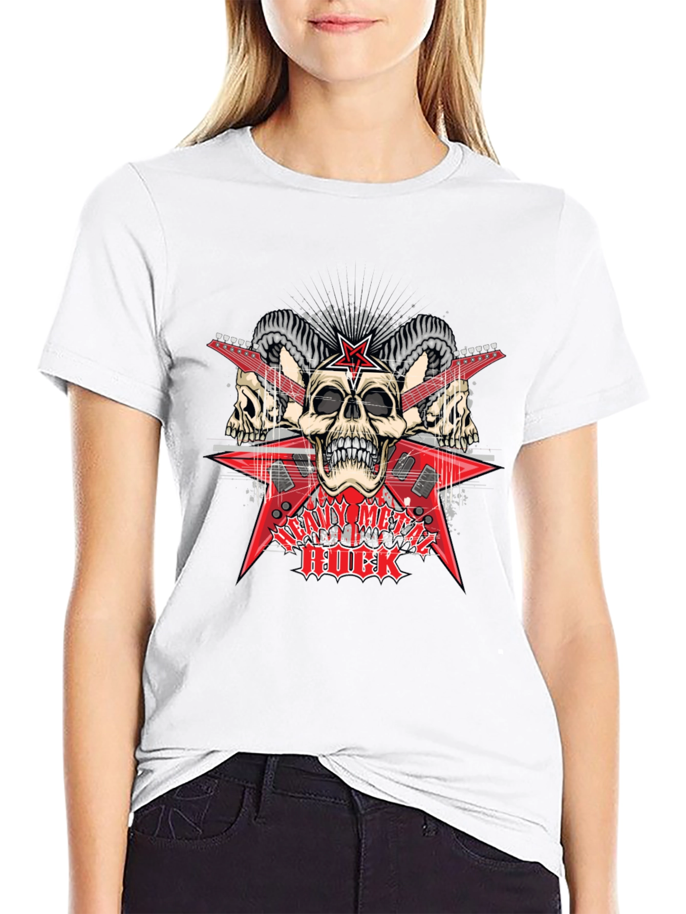 Metal Rock Graphic T-Shirt