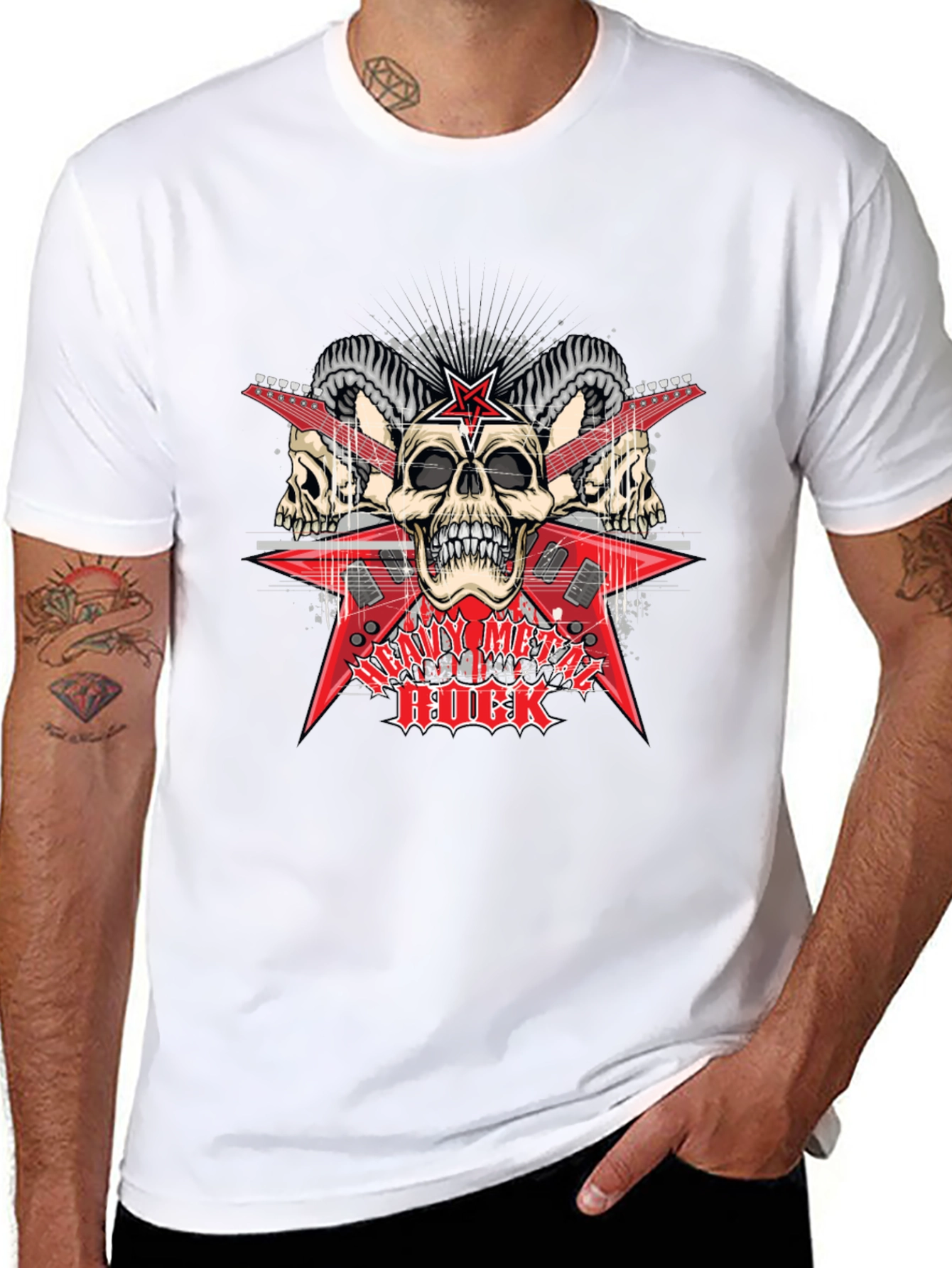 Metal Rock Graphic T-Shirt