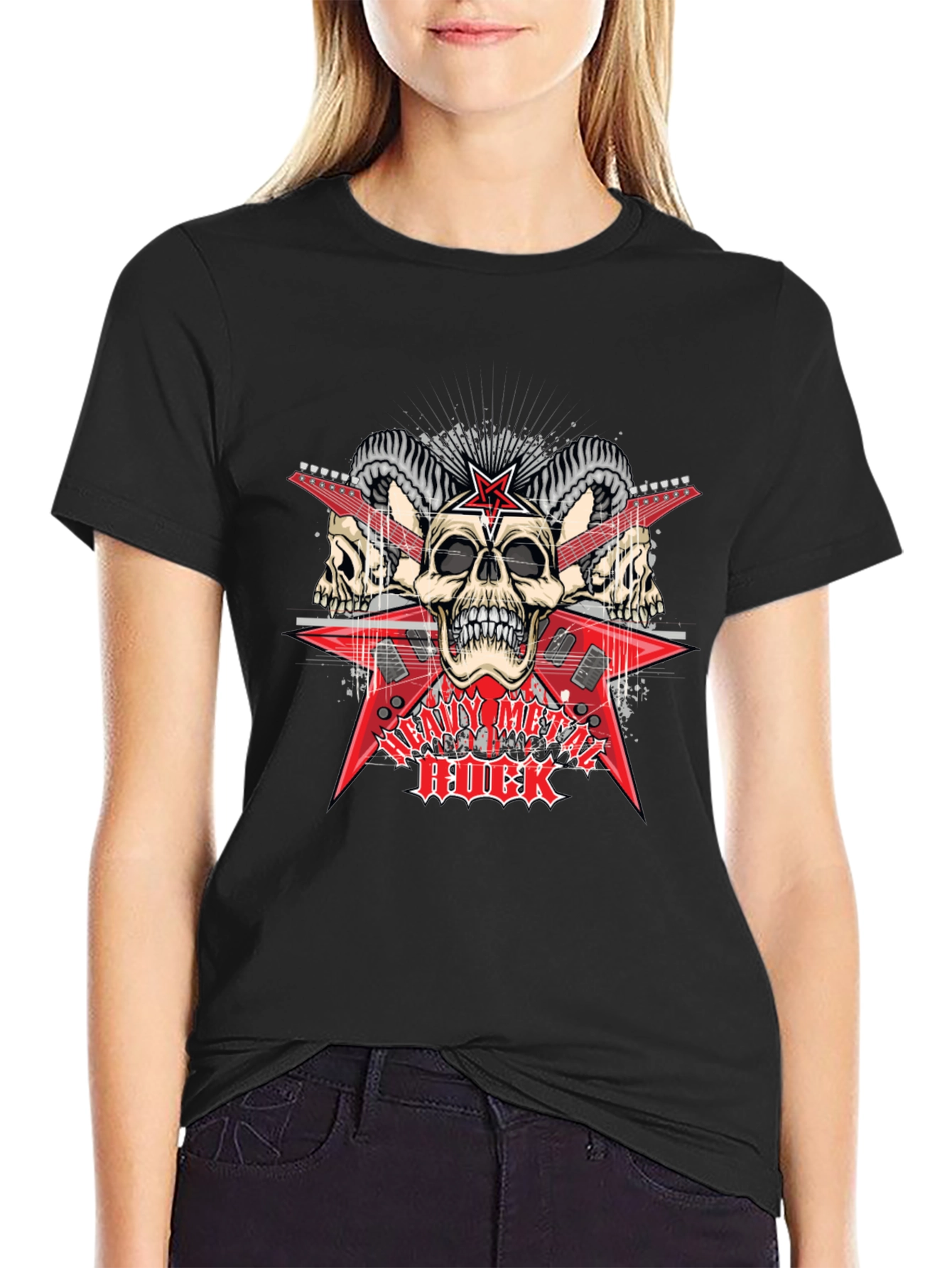 Metal Rock Graphic T-Shirt