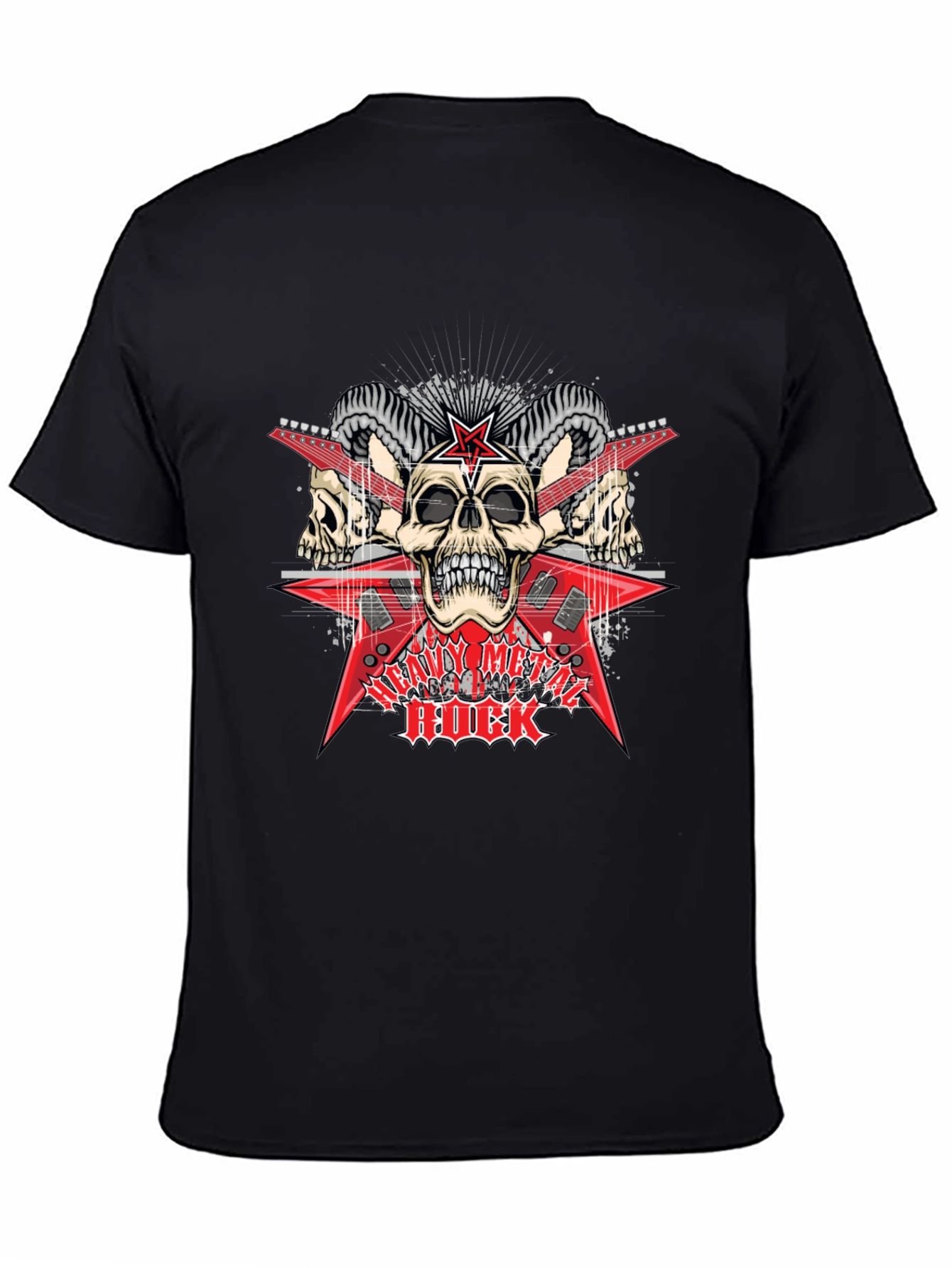 Metal Rock Graphic T-Shirt