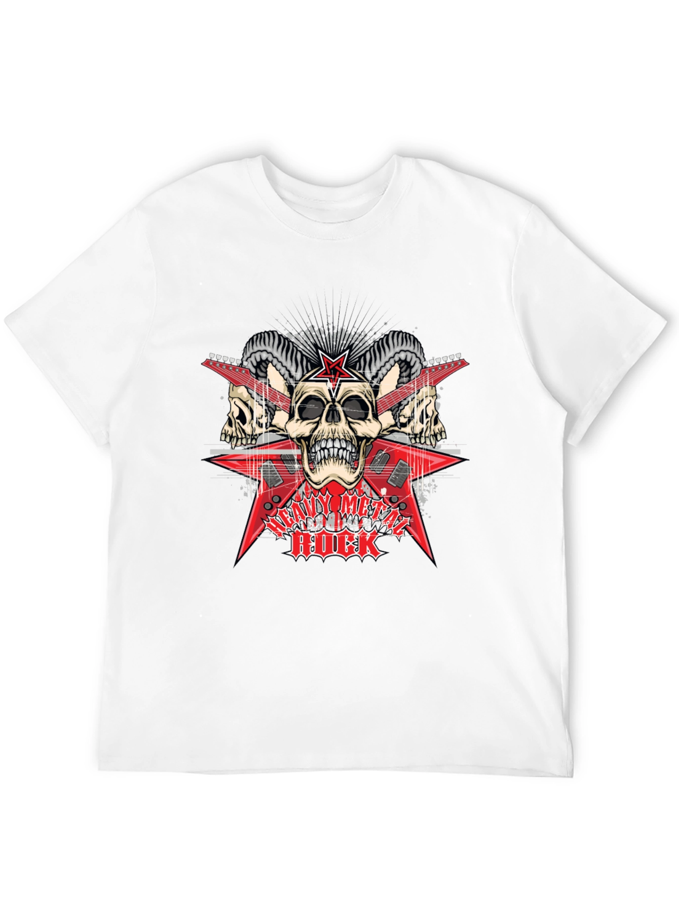 Metal Rock Graphic T-Shirt