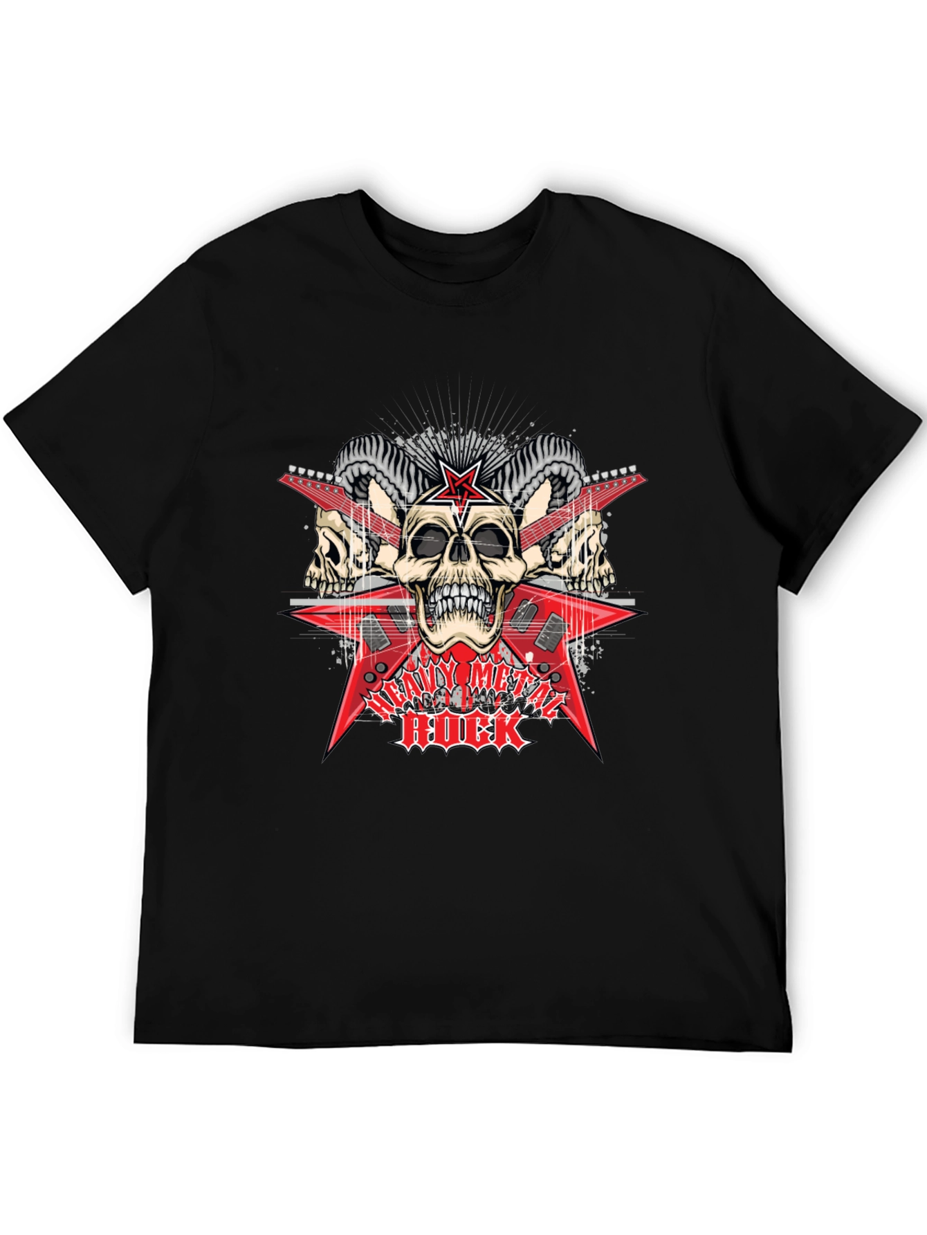 Metal Rock Graphic T-Shirt