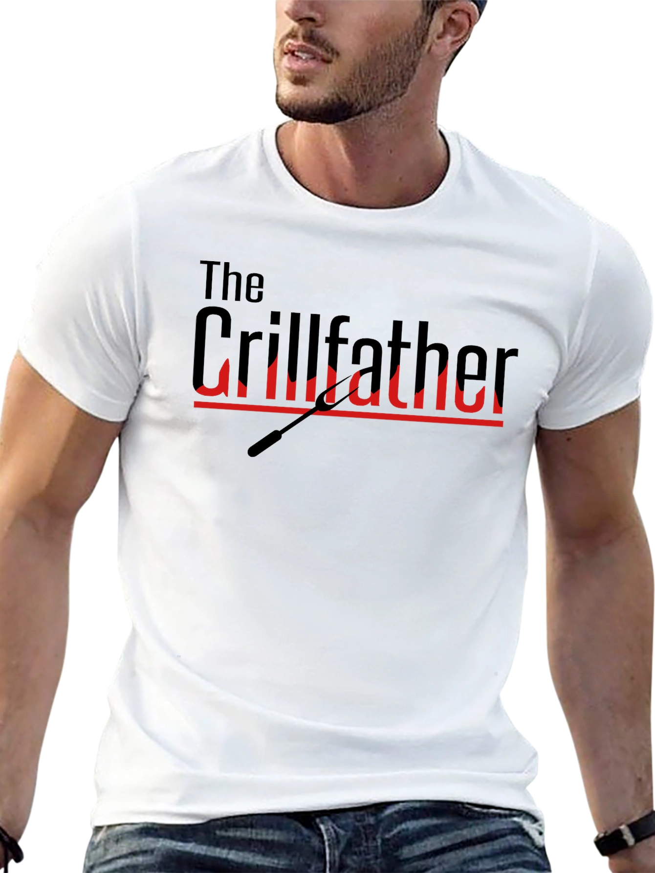 The Grillfather T-Shirt - BBQ Master Tee