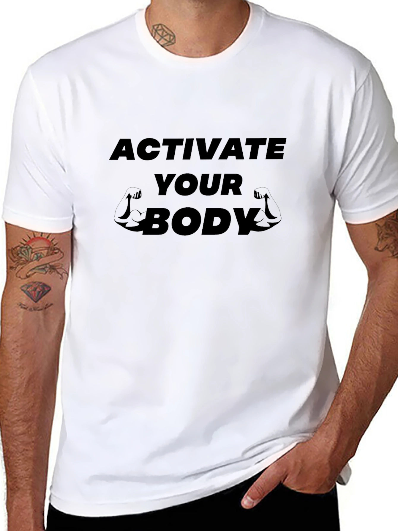 Activate Your Body Black T-Shirt