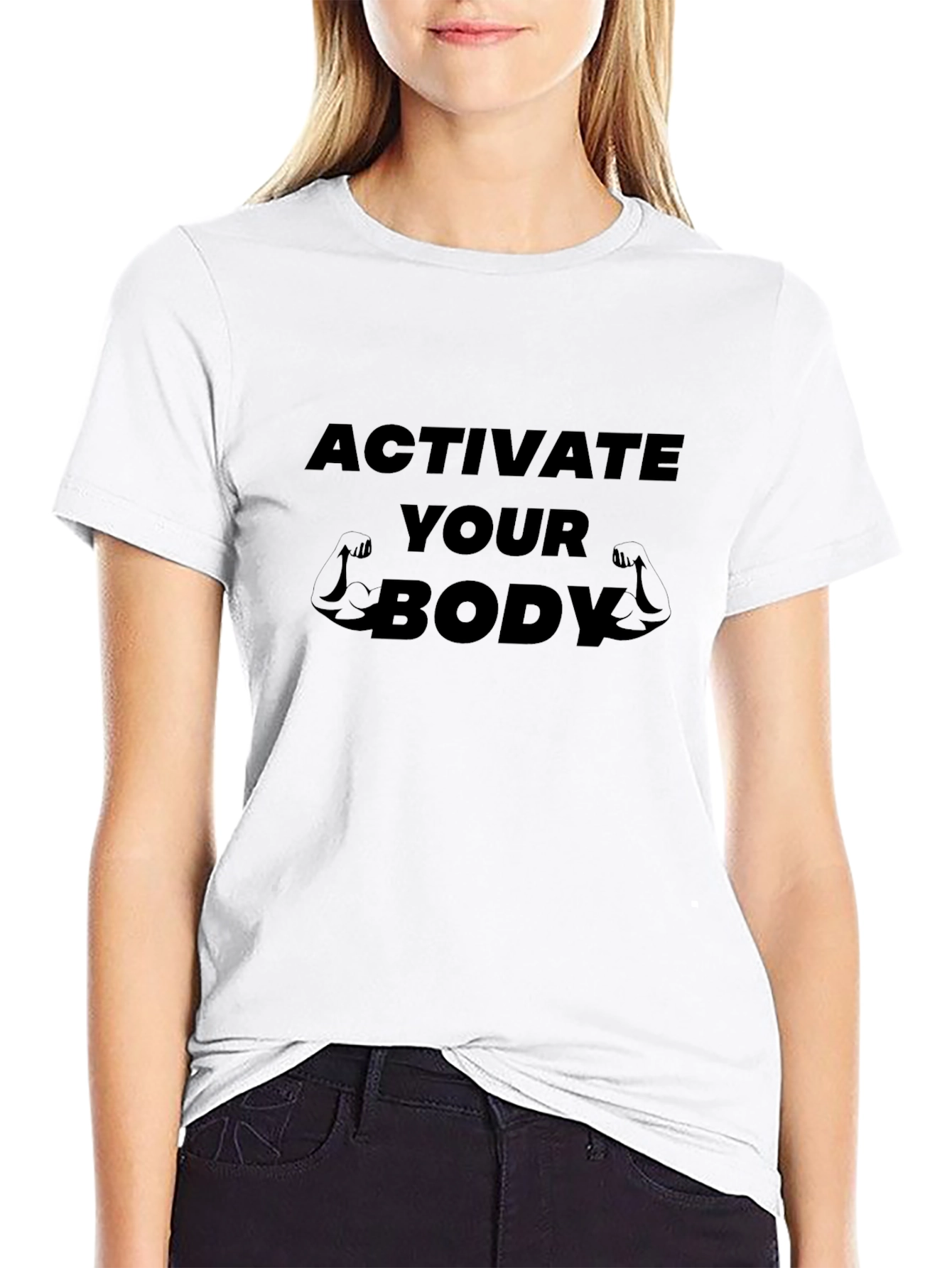 Activate Your Body Black T-Shirt