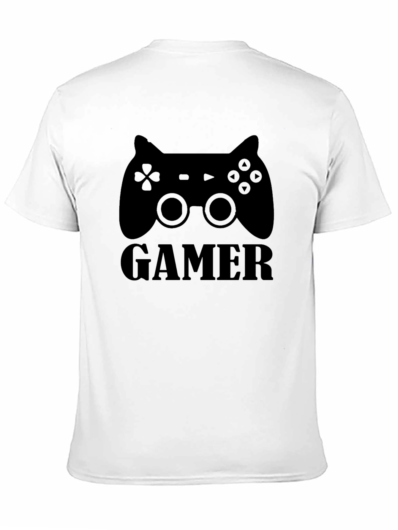 Gamer Controller T-Shirt - Black Gaming Tee