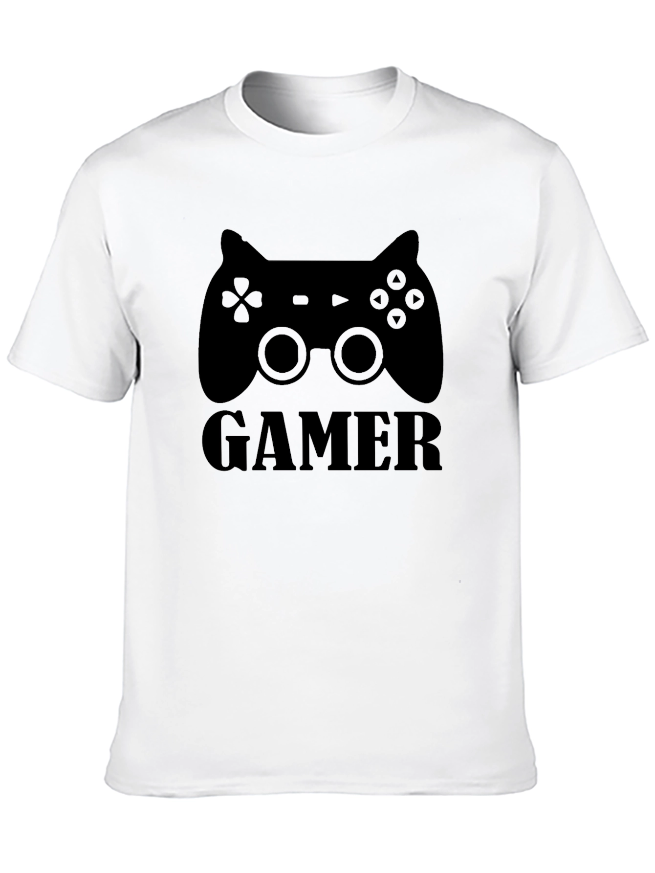 Gamer Controller T-Shirt - Black Gaming Tee