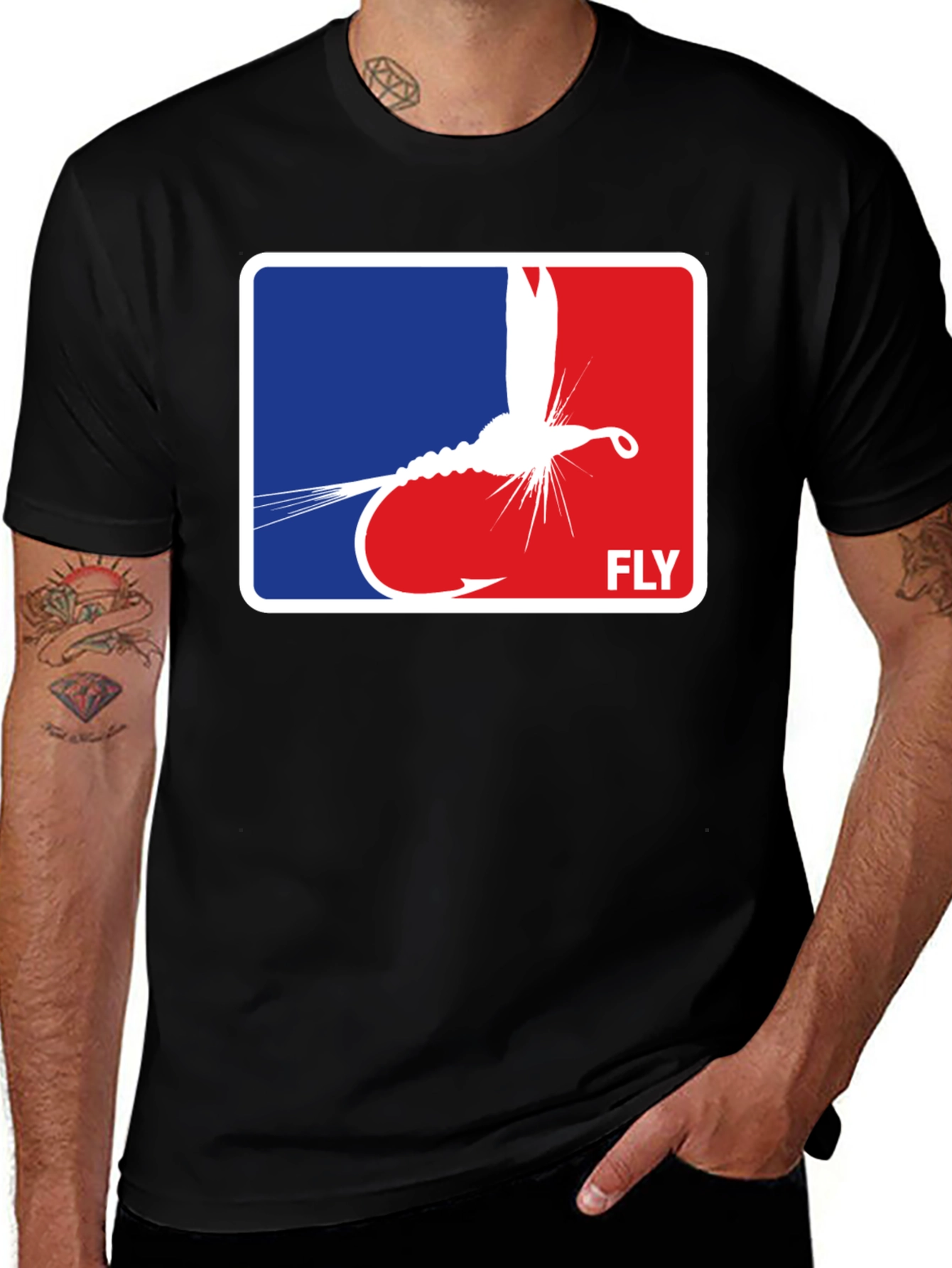 Fly Fishing Graphic Tee - Anglers T-Shirt