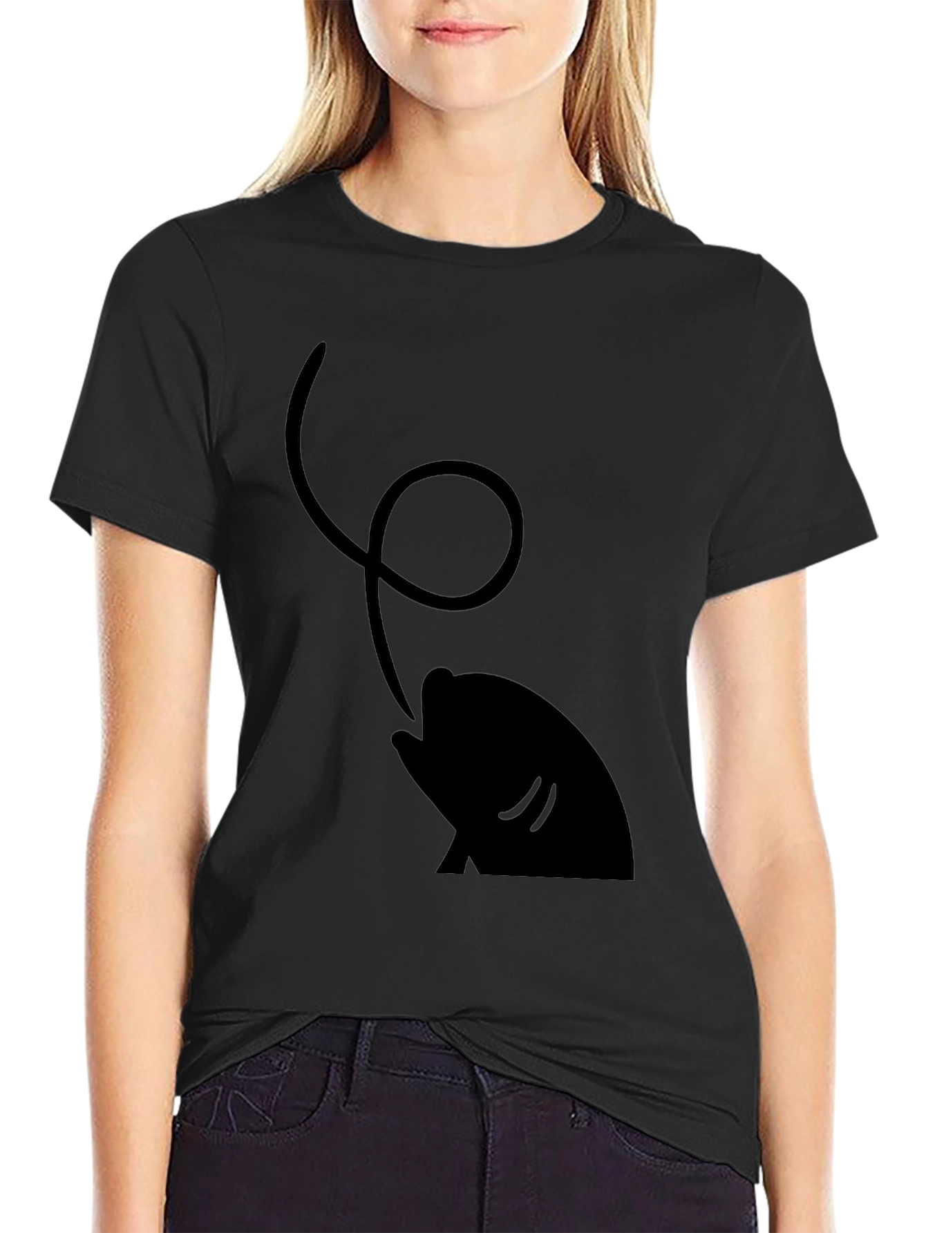 Fishing Lure T-Shirt - Black Cotton Tee
