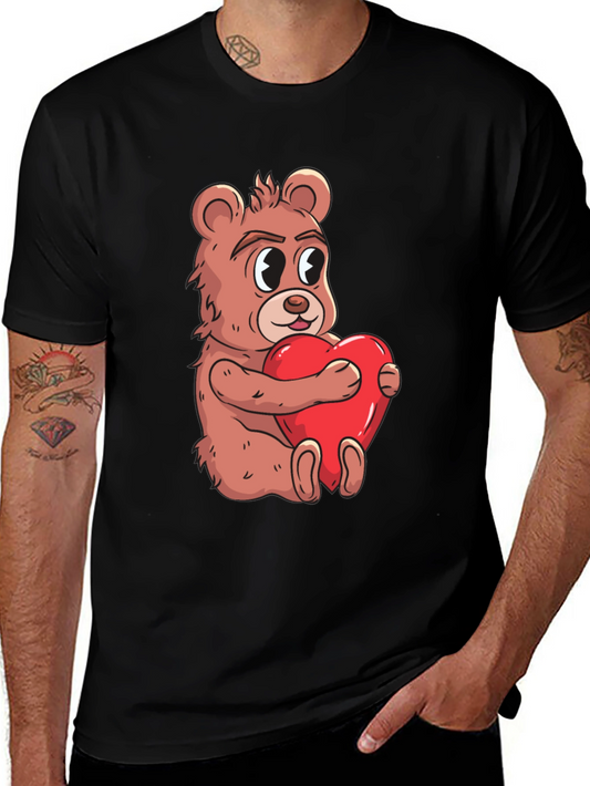 Bear Hug Heart T-Shirt - Valentines Day