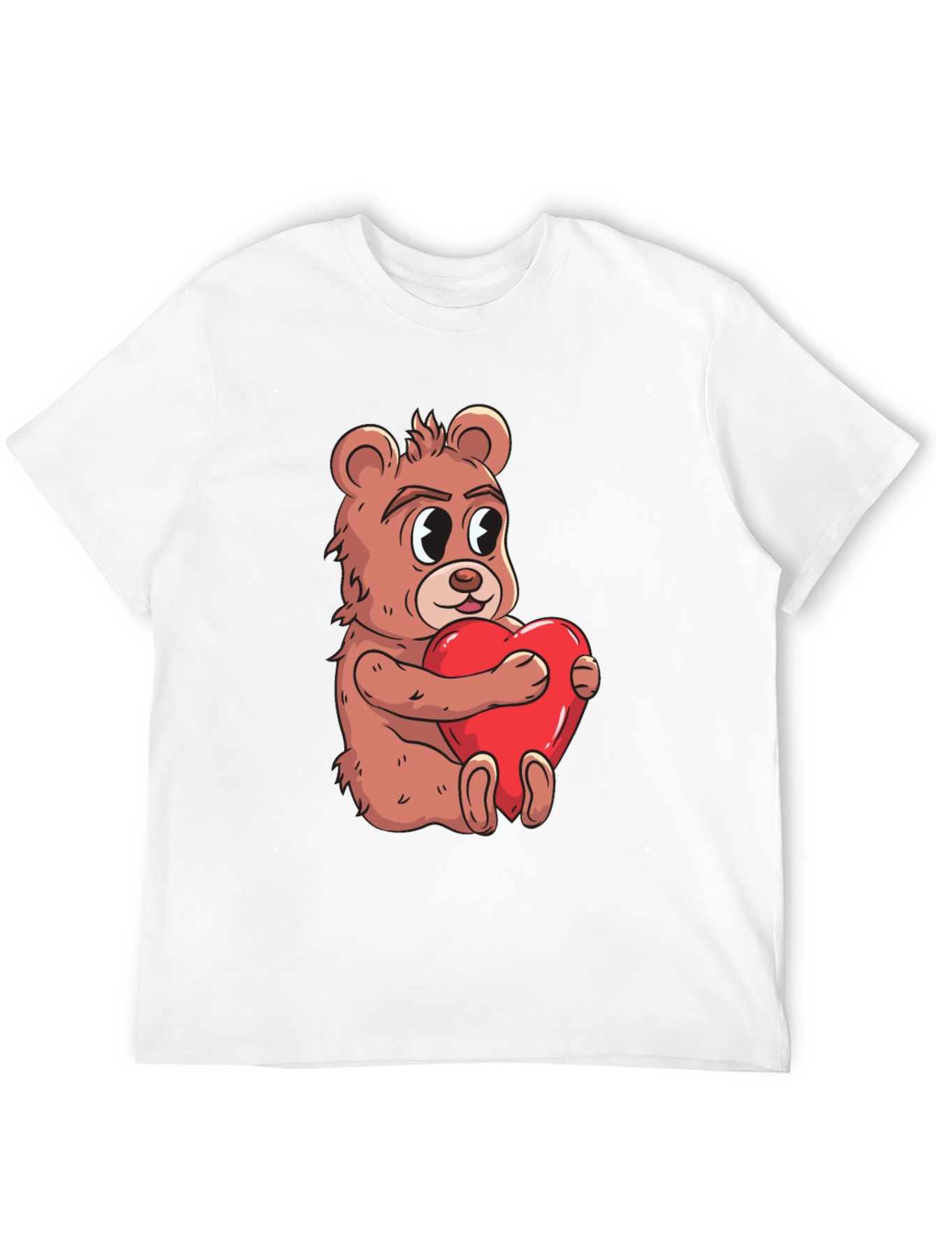 Bear Hug Heart T-Shirt - Valentines Day