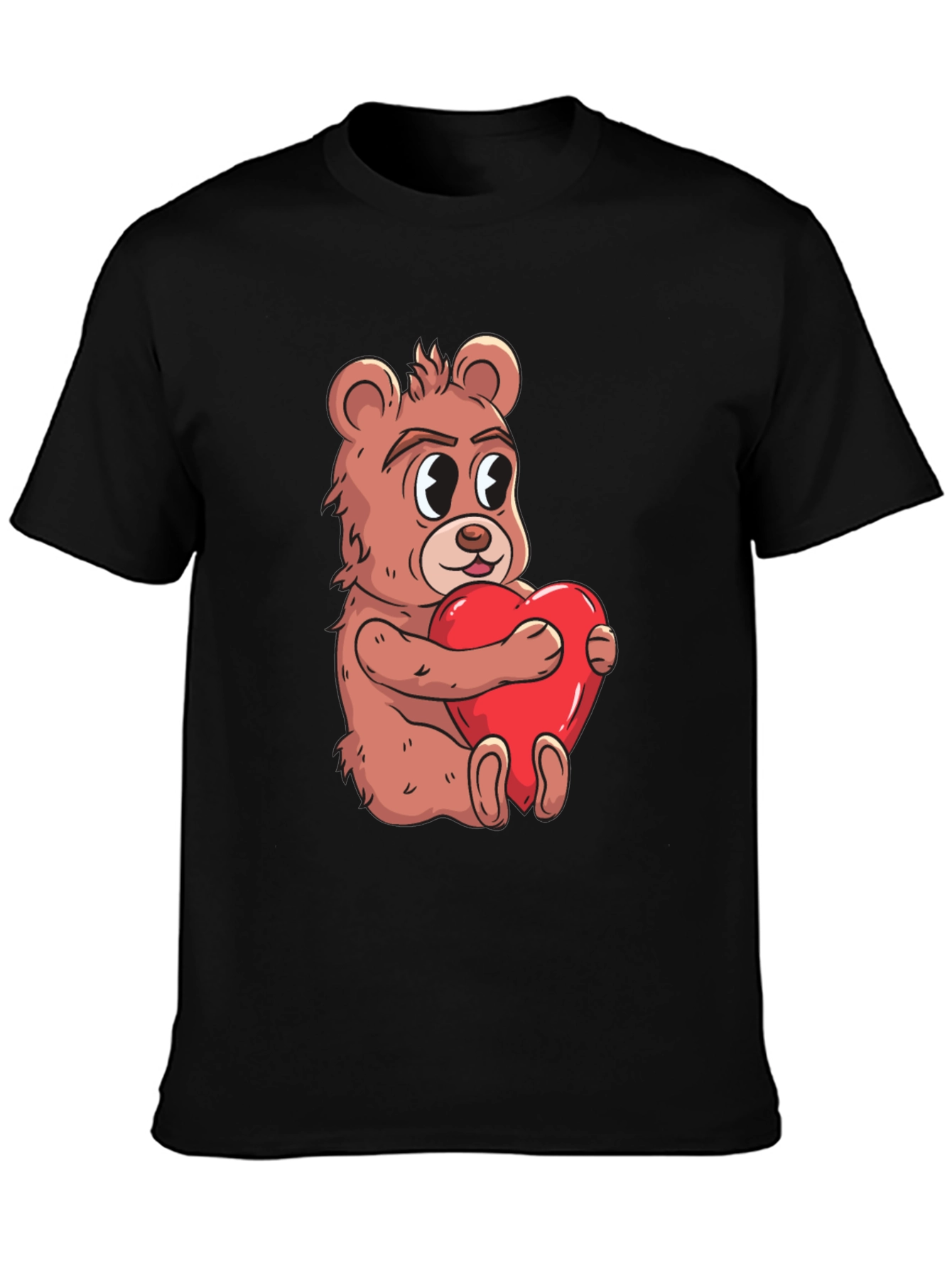 Bear Hug Heart T-Shirt - Valentines Day