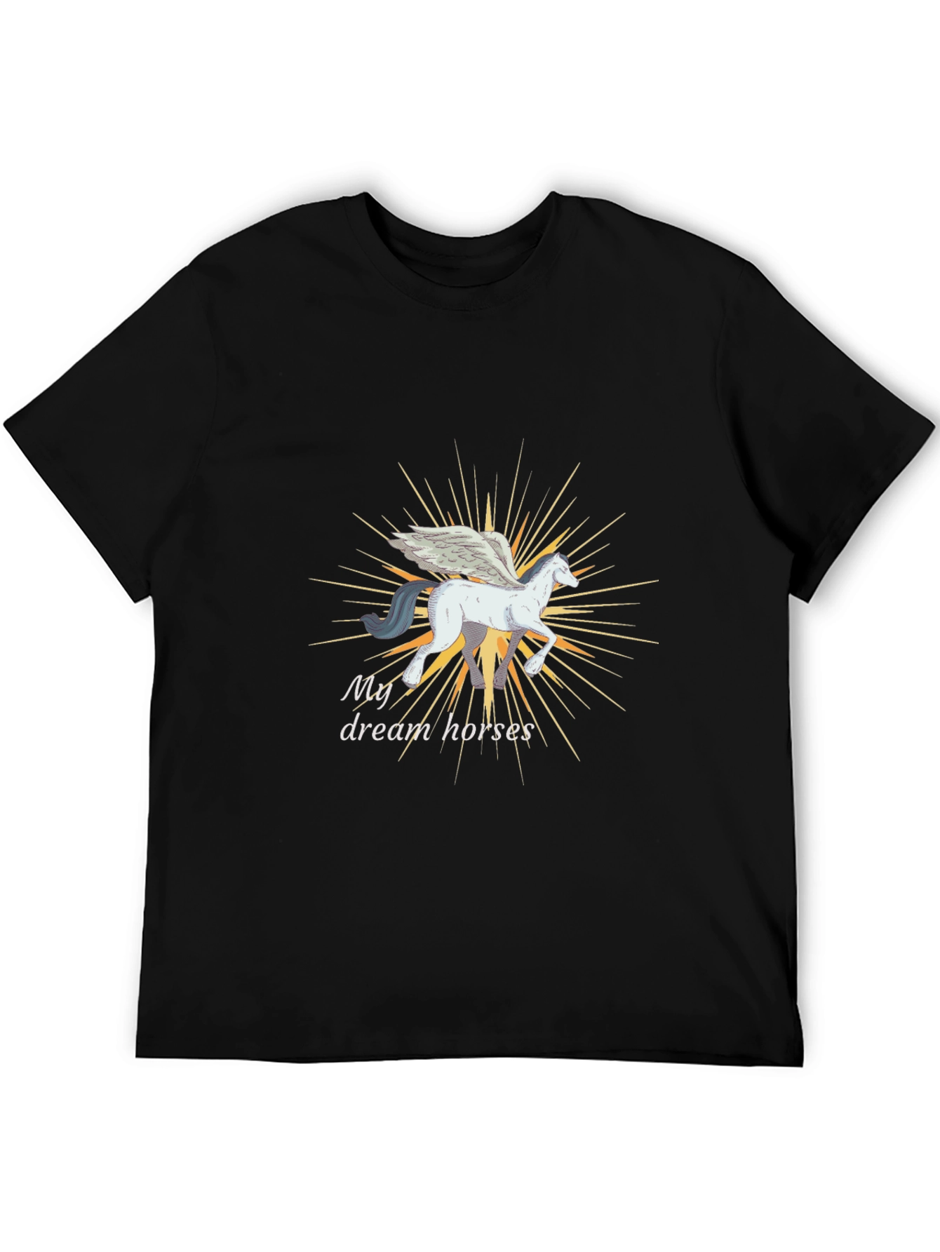 My Dream Horses T-Shirt - Pegasus Design