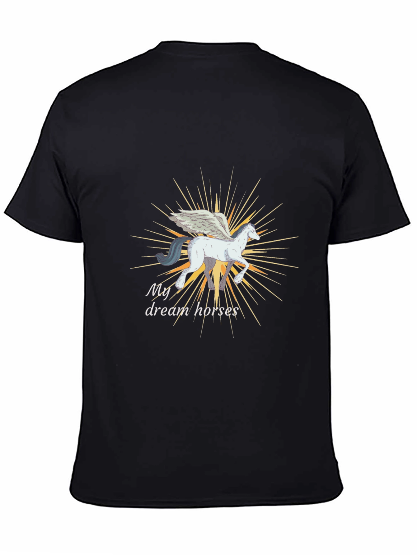 My Dream Horses T-Shirt - Pegasus Design