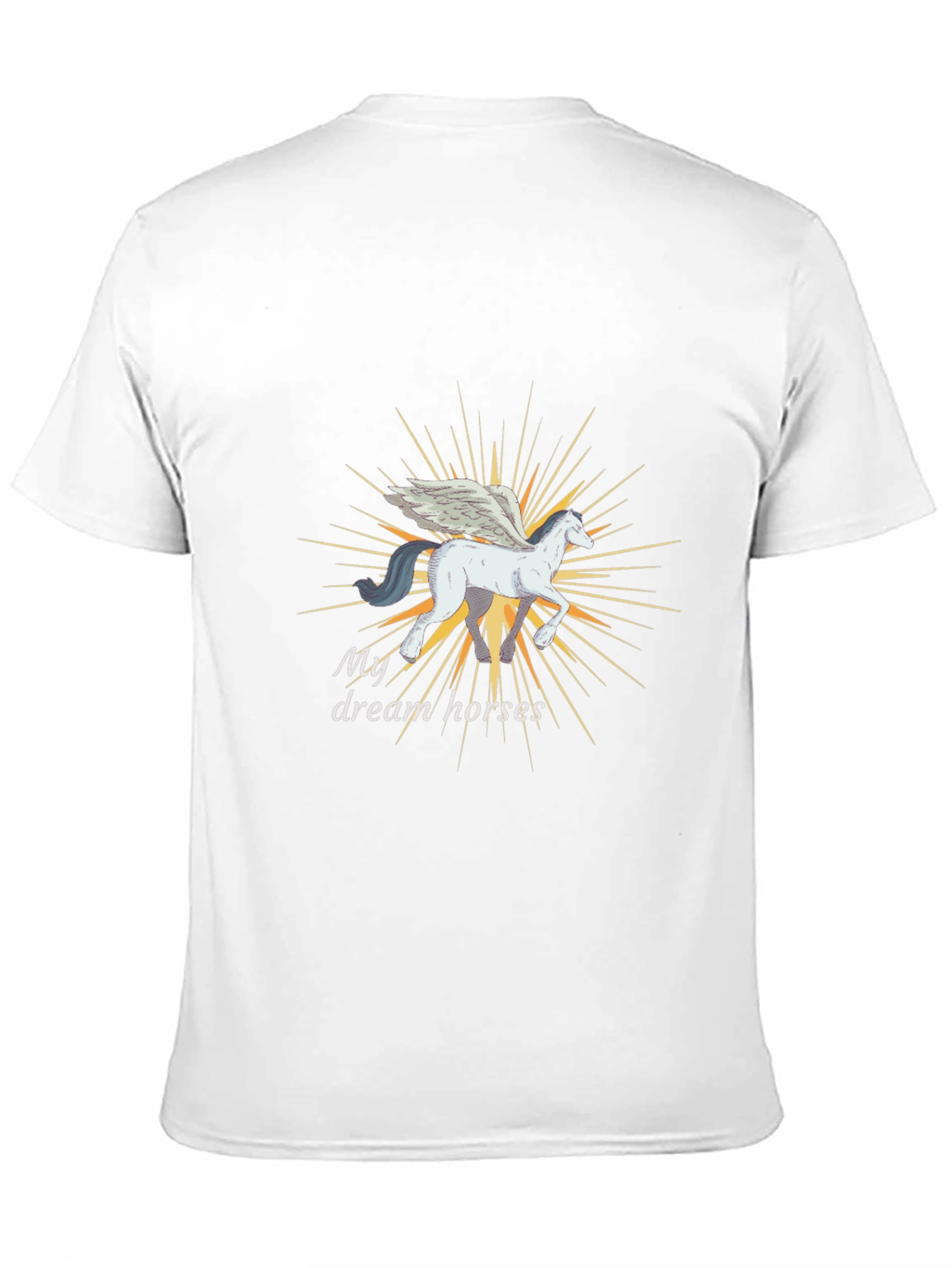 My Dream Horses T-Shirt - Pegasus Design
