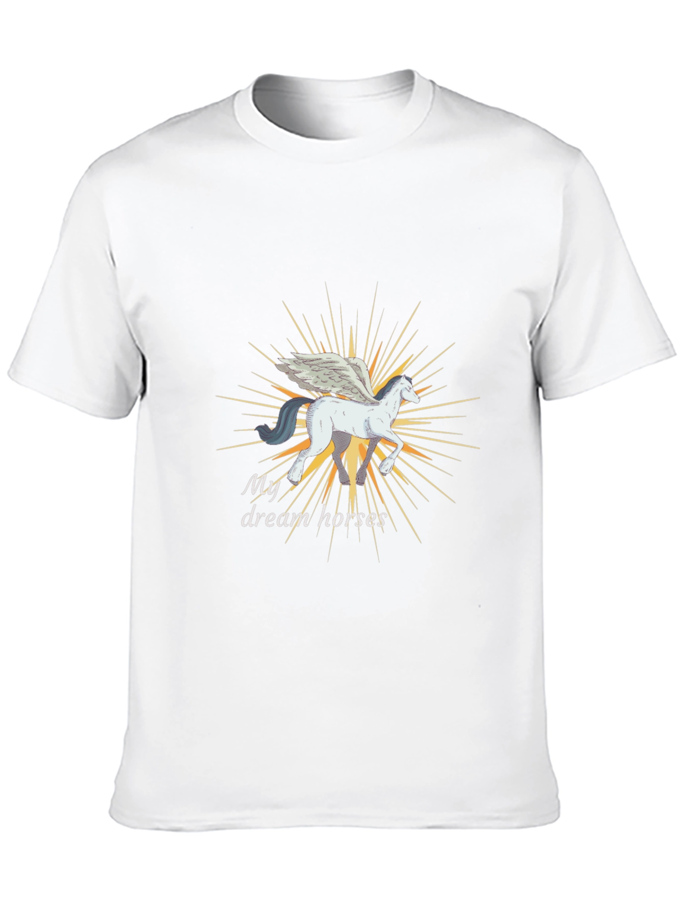 My Dream Horses T-Shirt - Pegasus Design