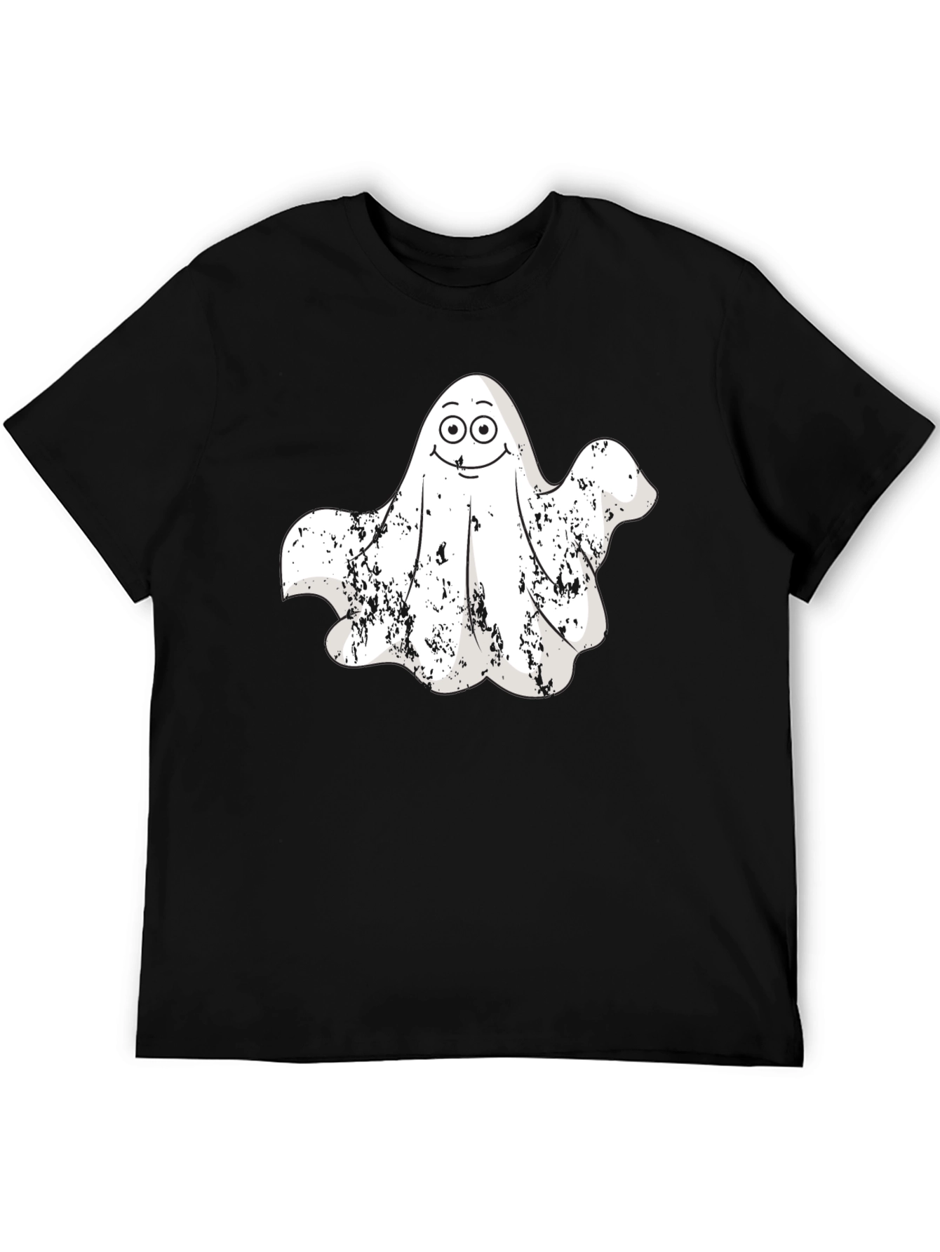 Spooky Ghost Graphic Tee - Halloween Apparel