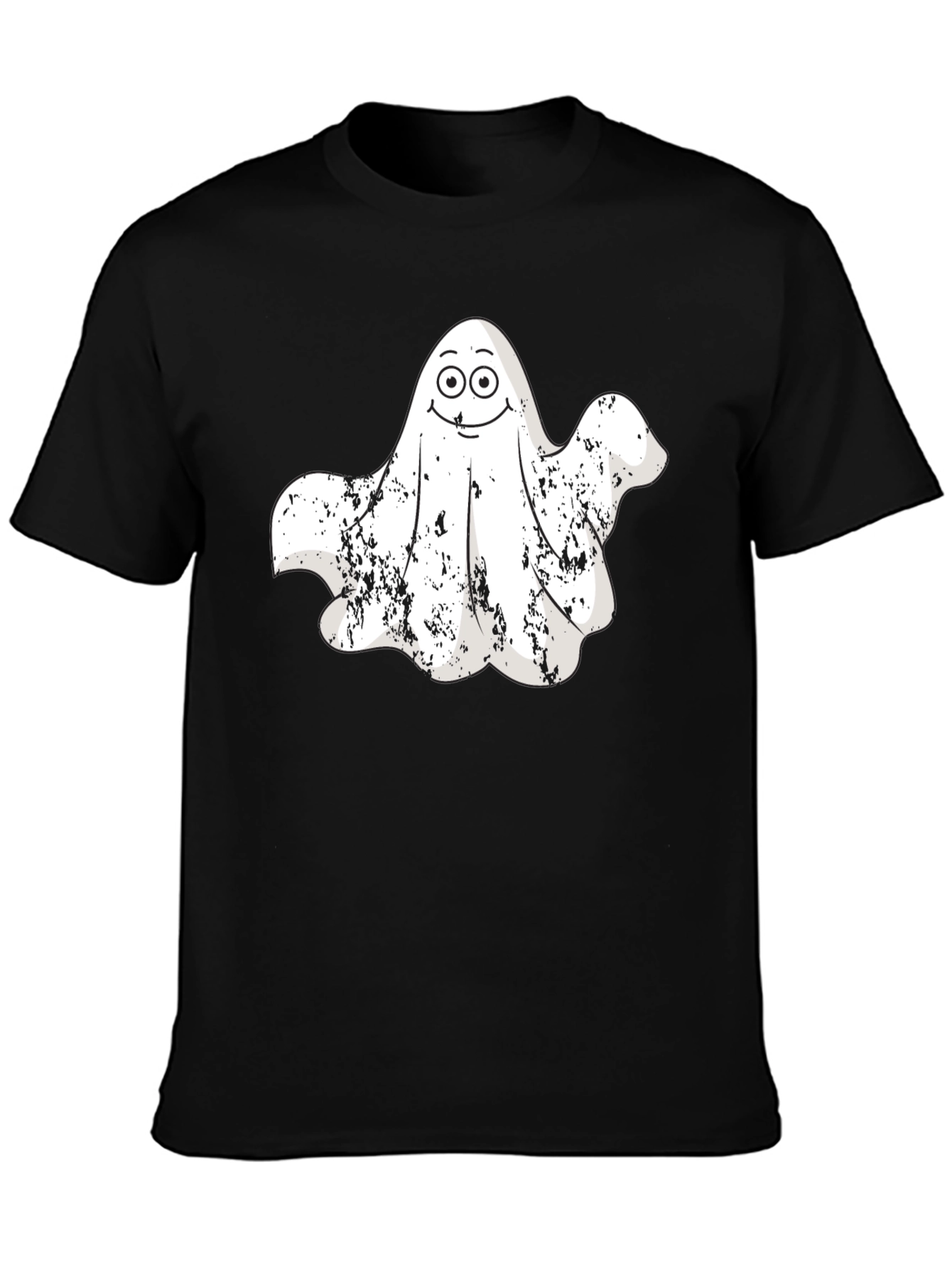 Spooky Ghost Graphic Tee - Halloween Apparel