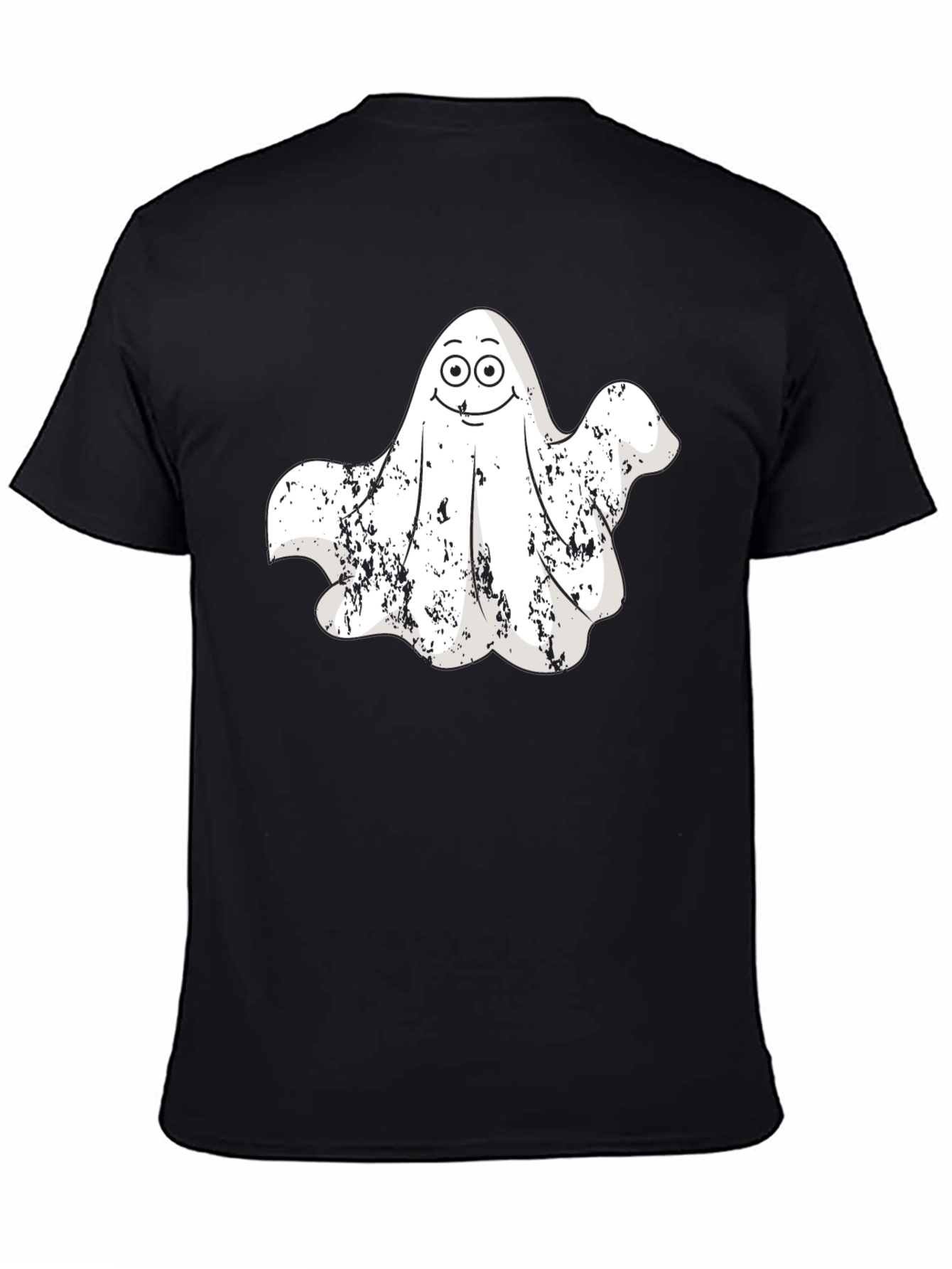 Spooky Ghost Graphic Tee - Halloween Apparel