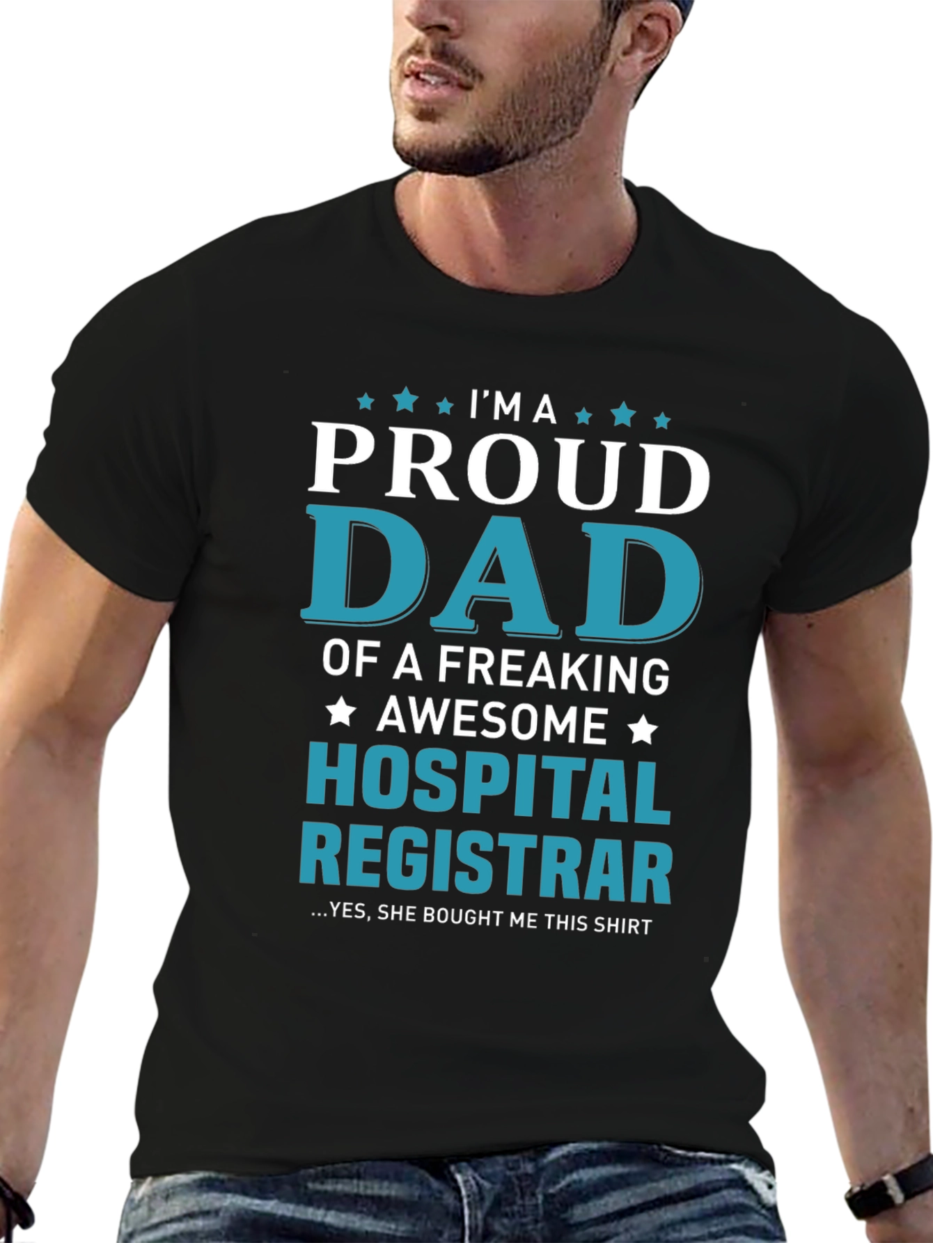 Proud Dad of Awesome Hospital Registrar T-Shirt