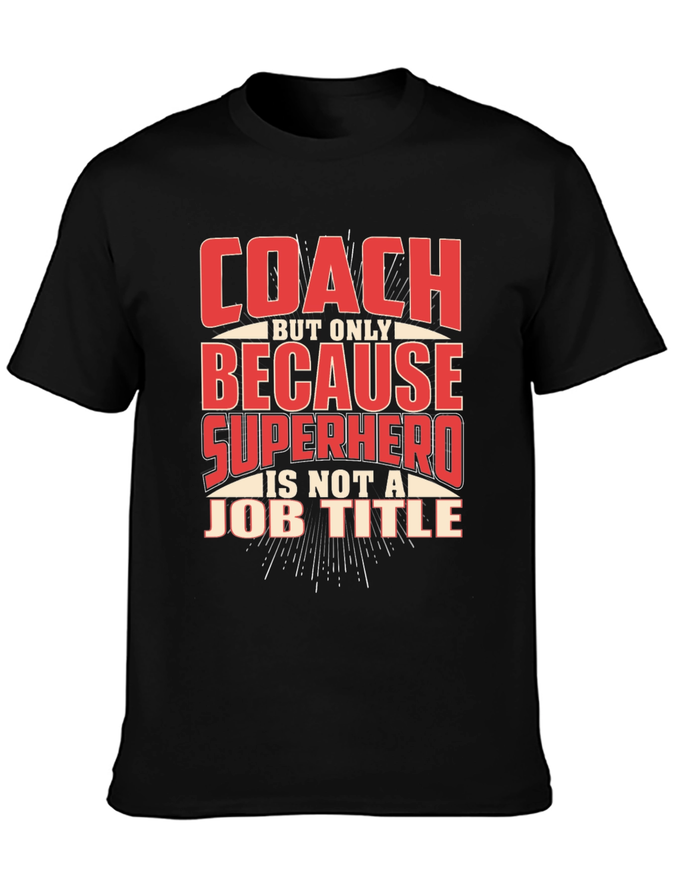 Coach Superhero Graphic T-Shirt - Fun Gift