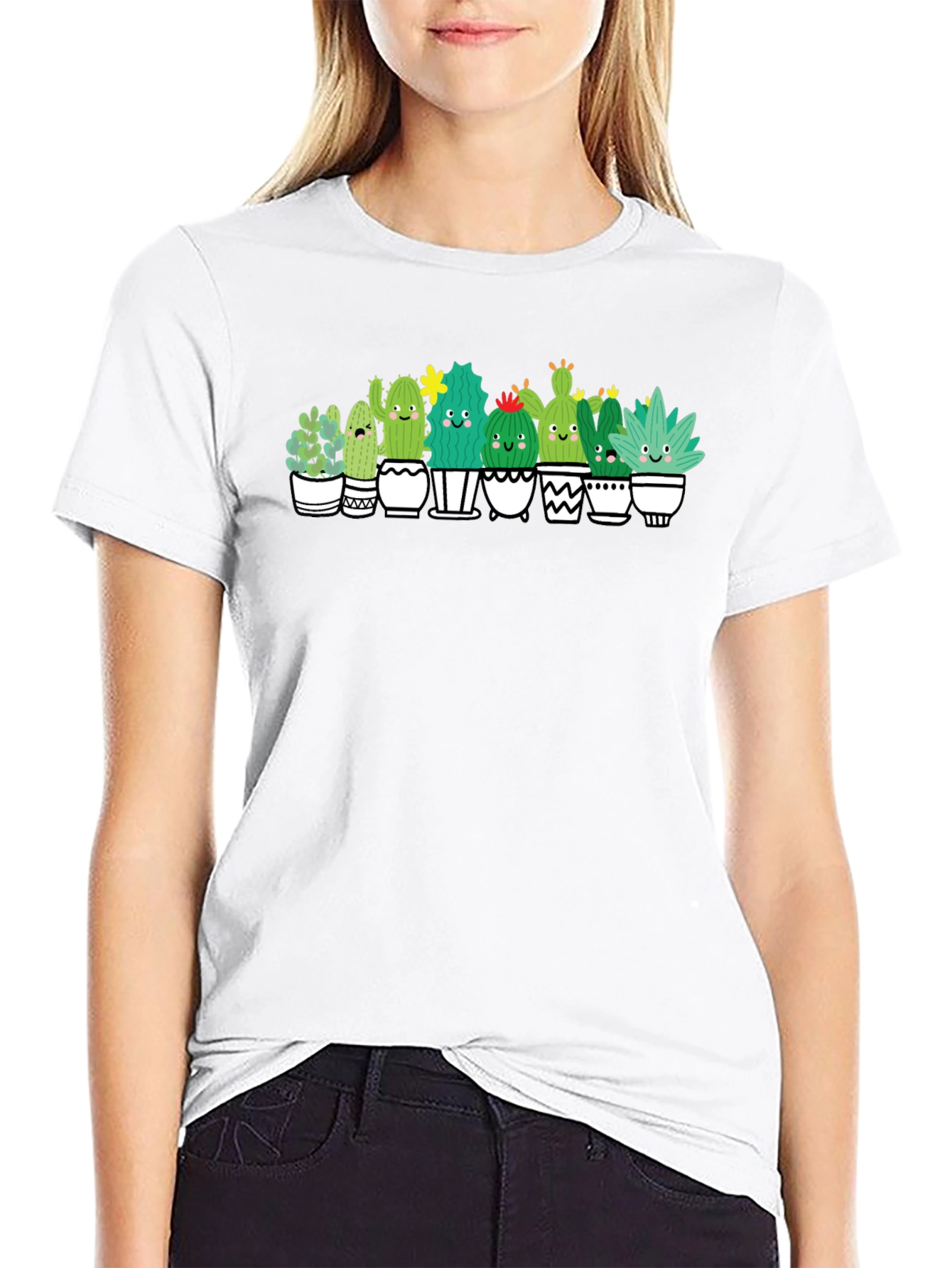 Cactus Crew Neck T-Shirt