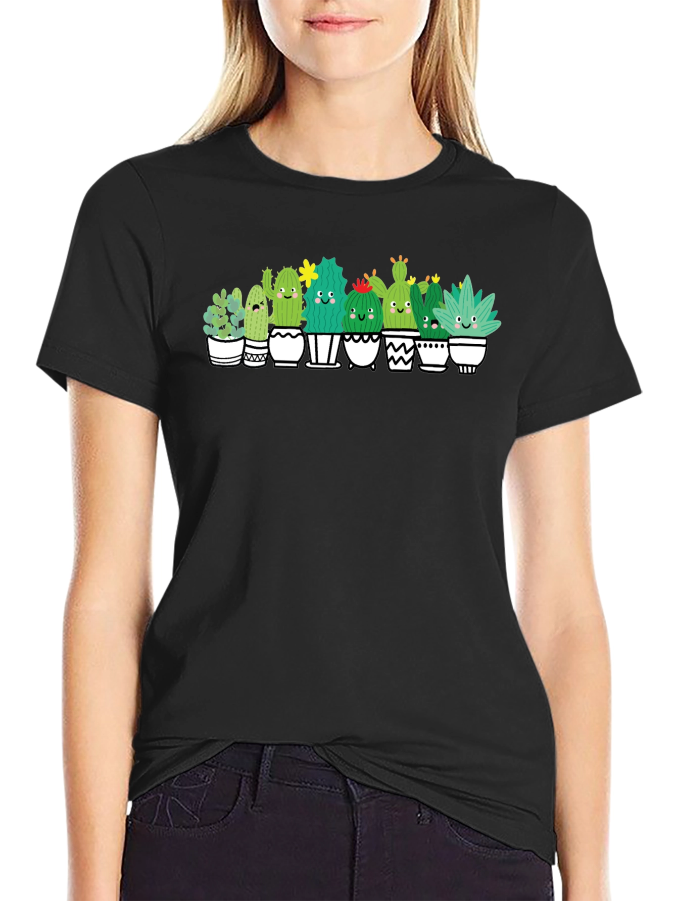 Cactus Crew Neck T-Shirt