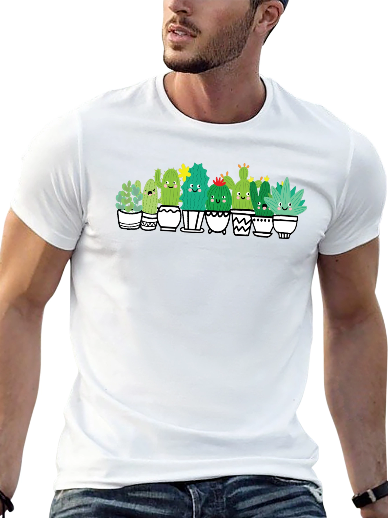 Cactus Crew Neck T-Shirt