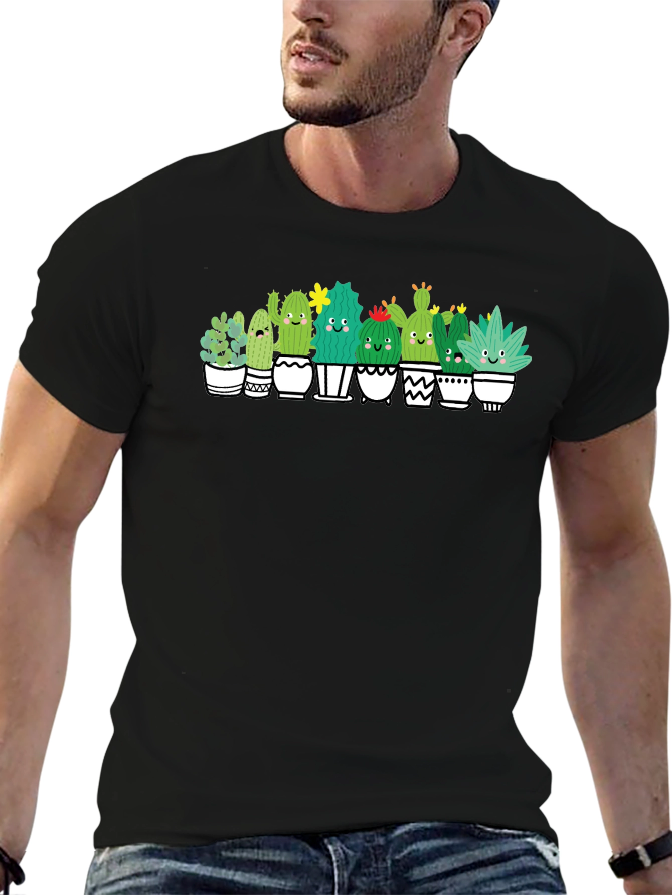 Cactus Crew Neck T-Shirt