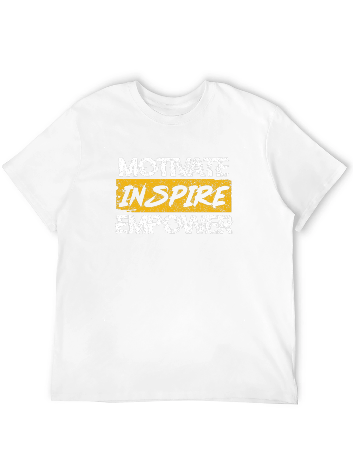 Motivate Inspire Empower Graphic Tee - Black