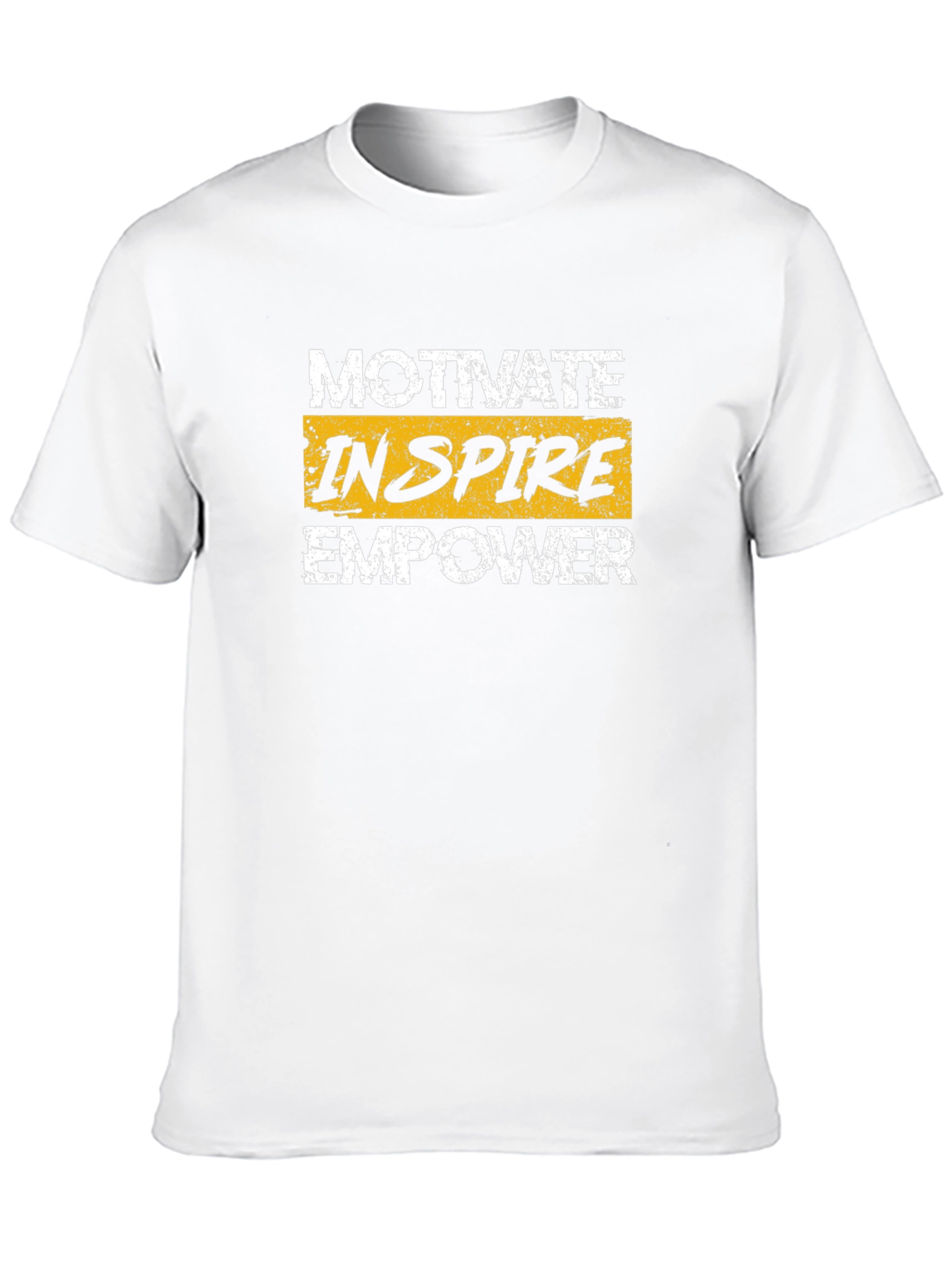 Motivate Inspire Empower Graphic Tee - Black