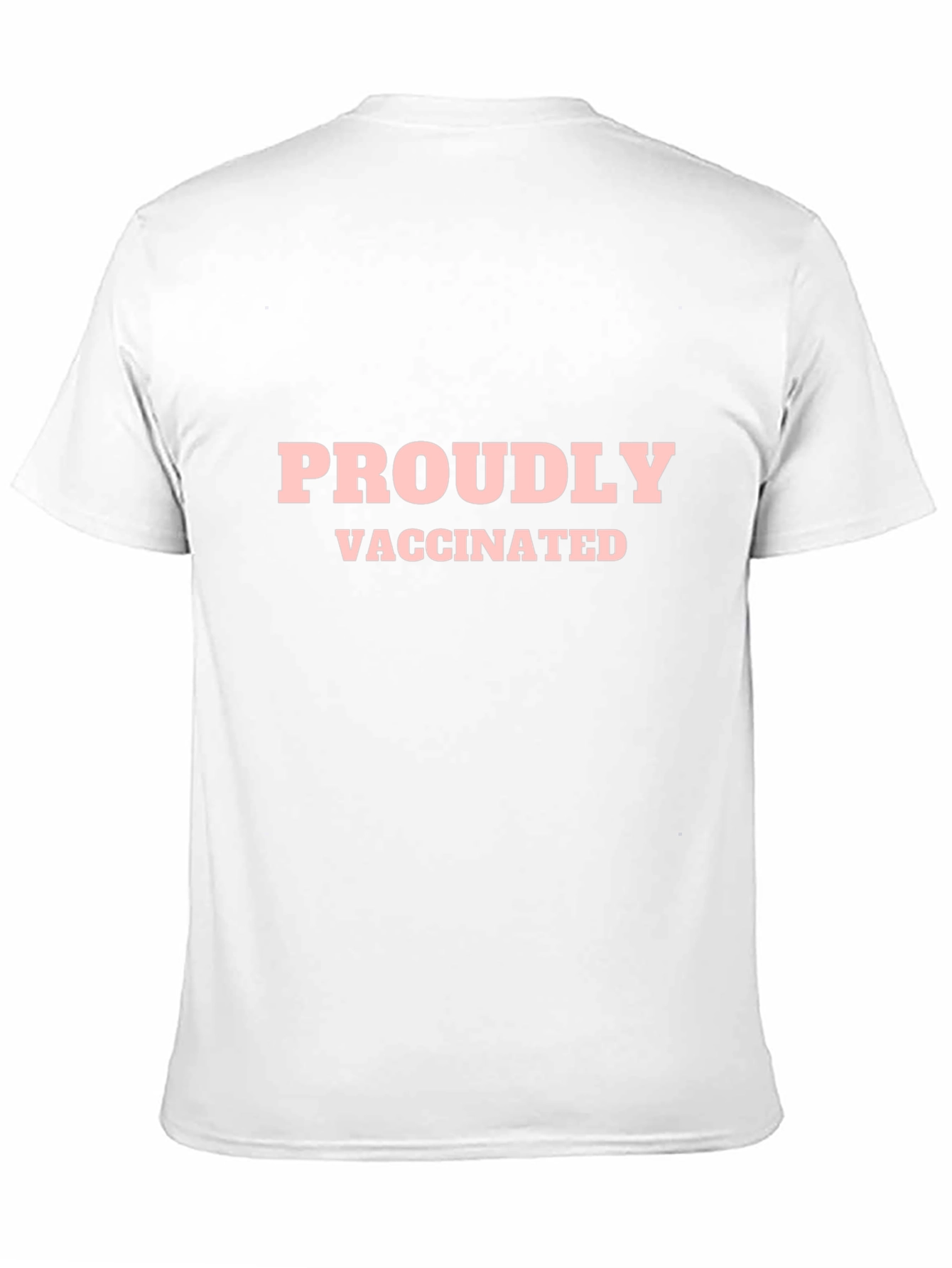 Proudly Vaccinated Black T-Shirt