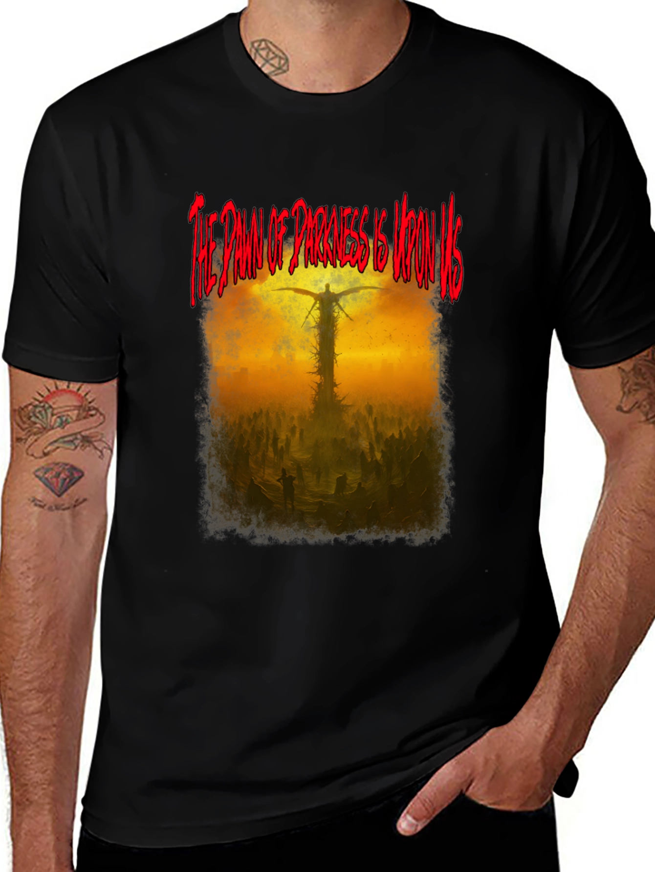 Dawn of Darkness Graphic Tee - Black