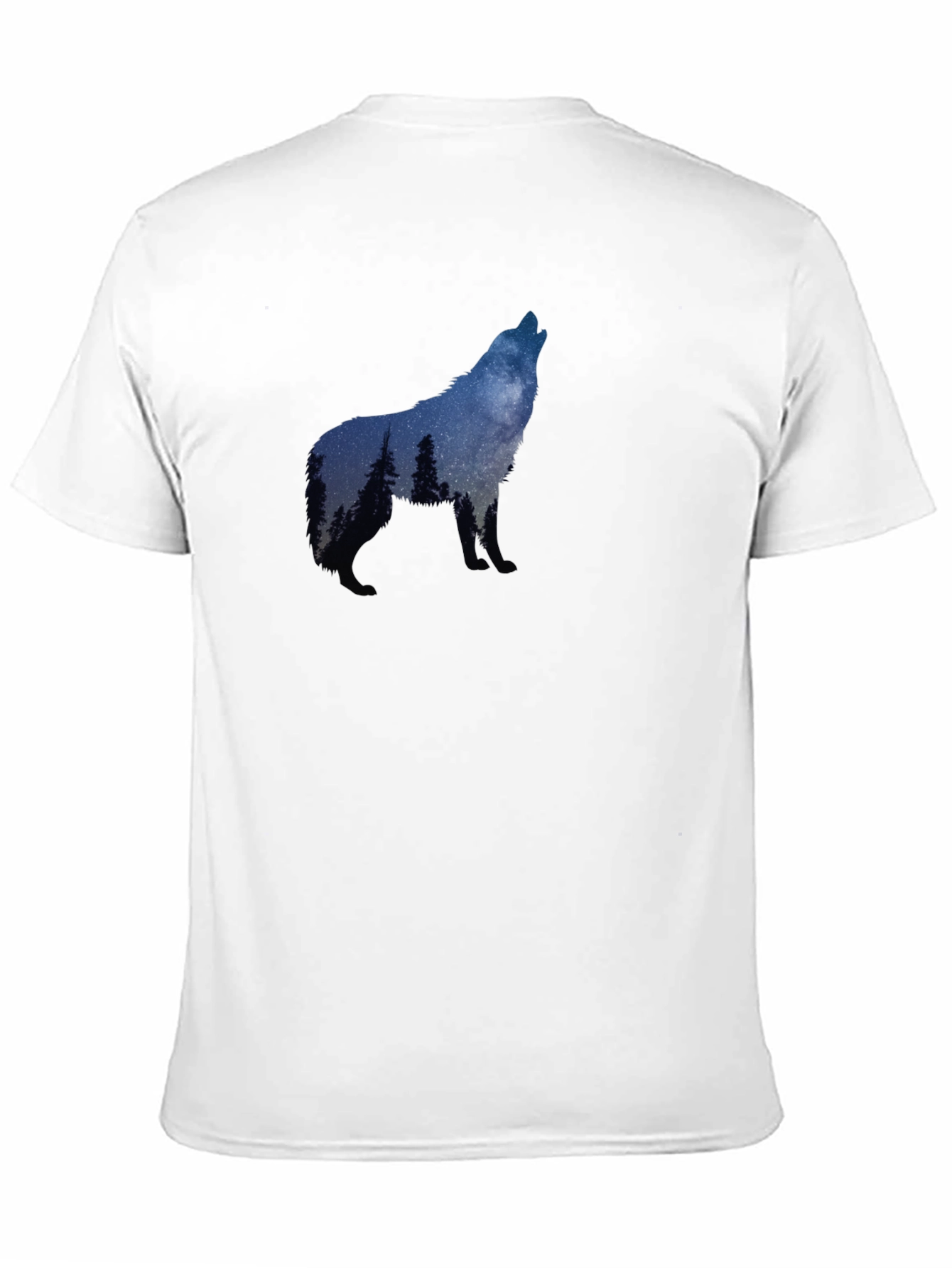 Wolf Howling Silhouette T-Shirt - Nature Graphic Tee
