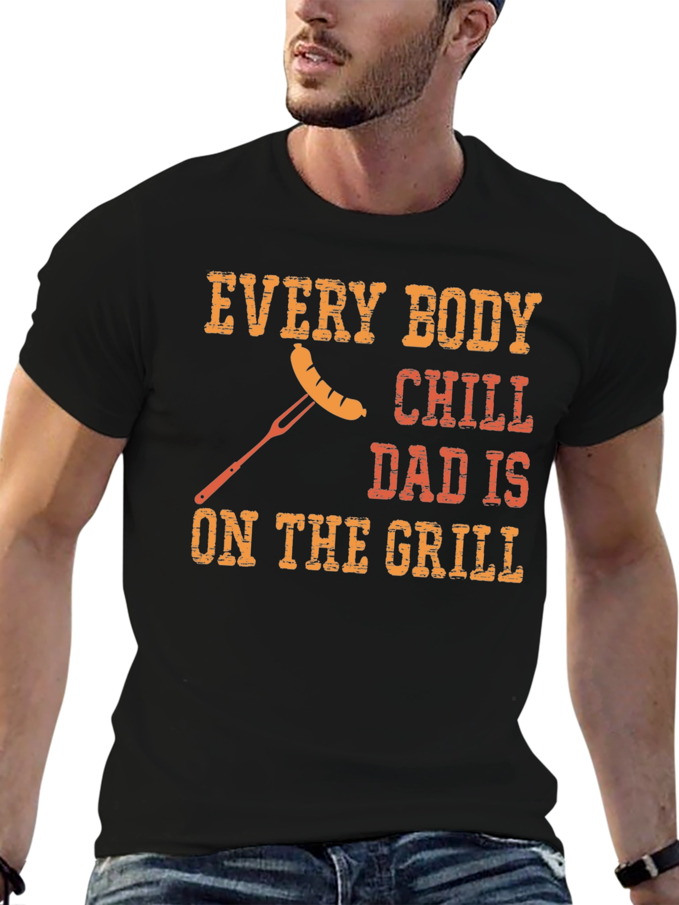 Dads Grill T-Shirt - Funny BBQ Summer Tee