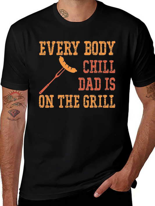 Dads Grill T-Shirt - Funny BBQ Summer Tee