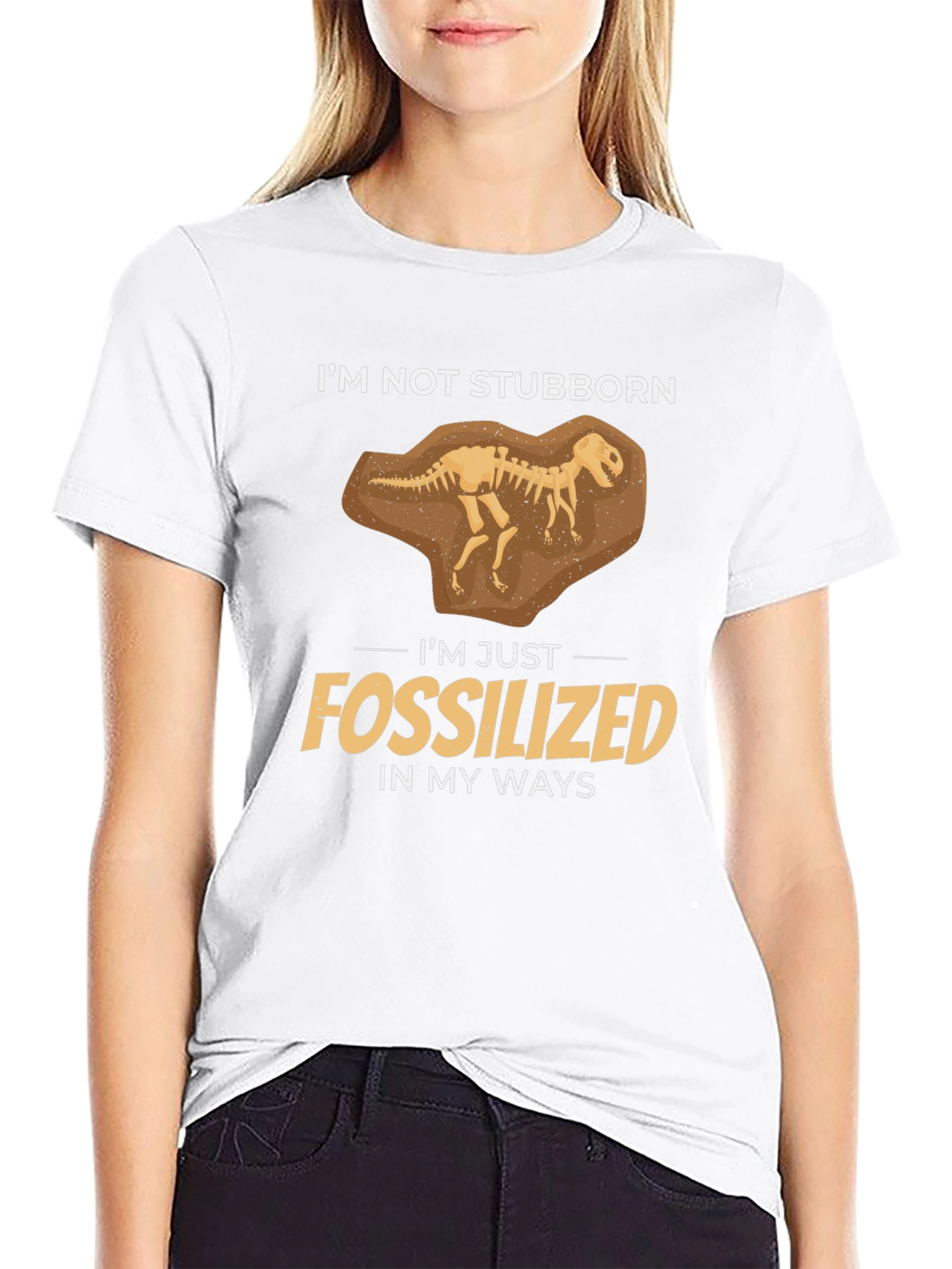 Fossilized Funny Graphic T-Shirt
