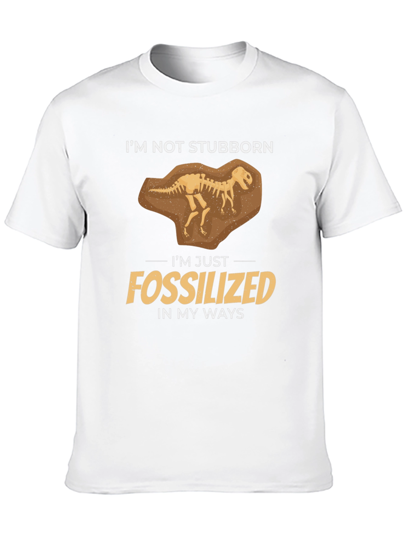 Fossilized Funny Graphic T-Shirt