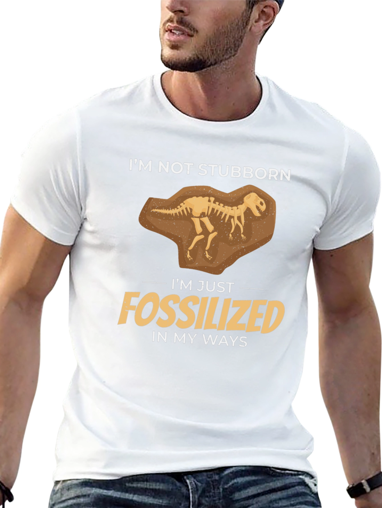 Fossilized Funny Graphic T-Shirt