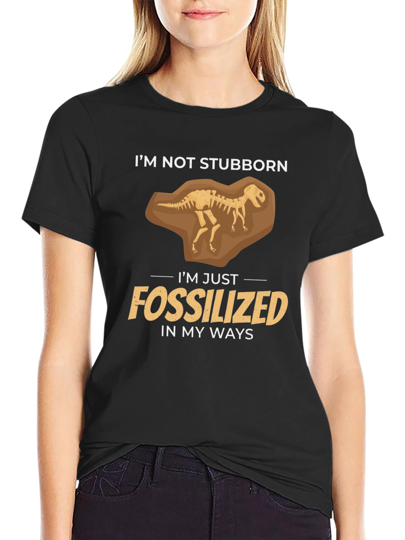 Fossilized Funny Graphic T-Shirt