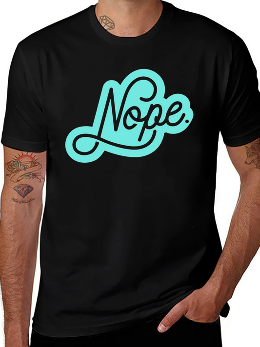 Nope Graphic Tee - Cool Casual Style