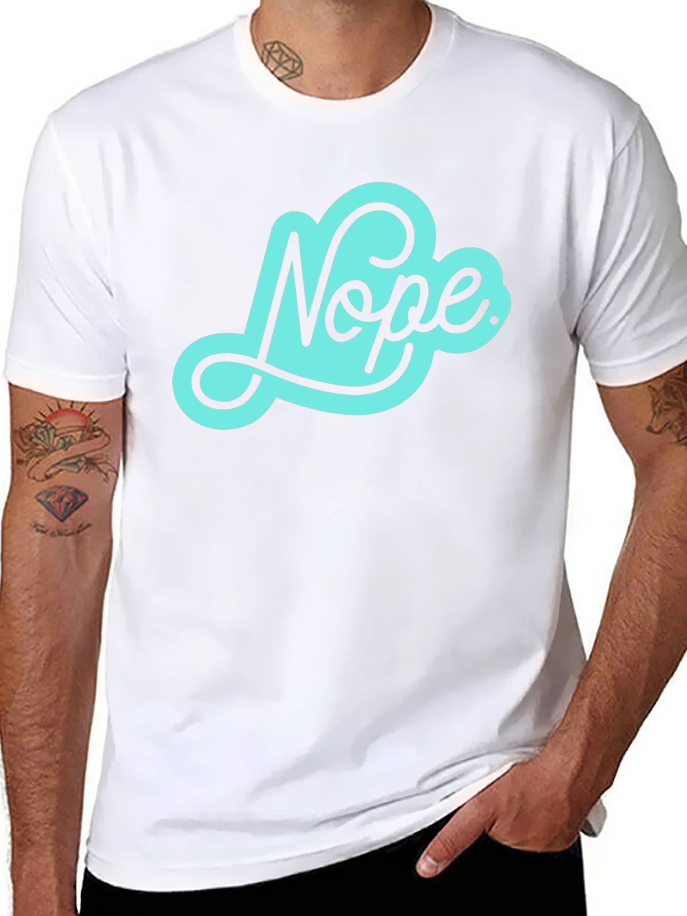 Nope Graphic Tee - Cool Casual Style