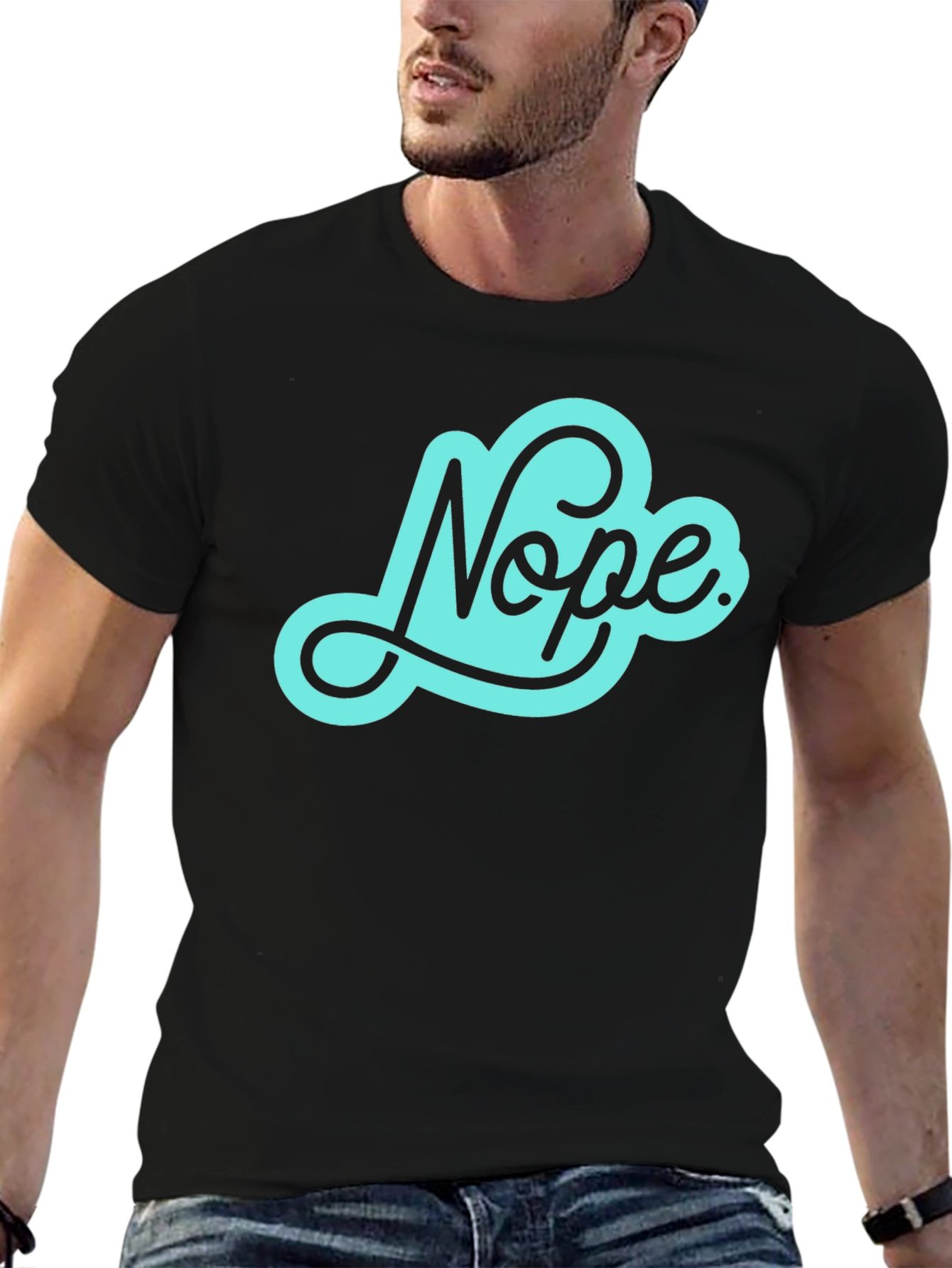 Nope Graphic Tee - Cool Casual Style