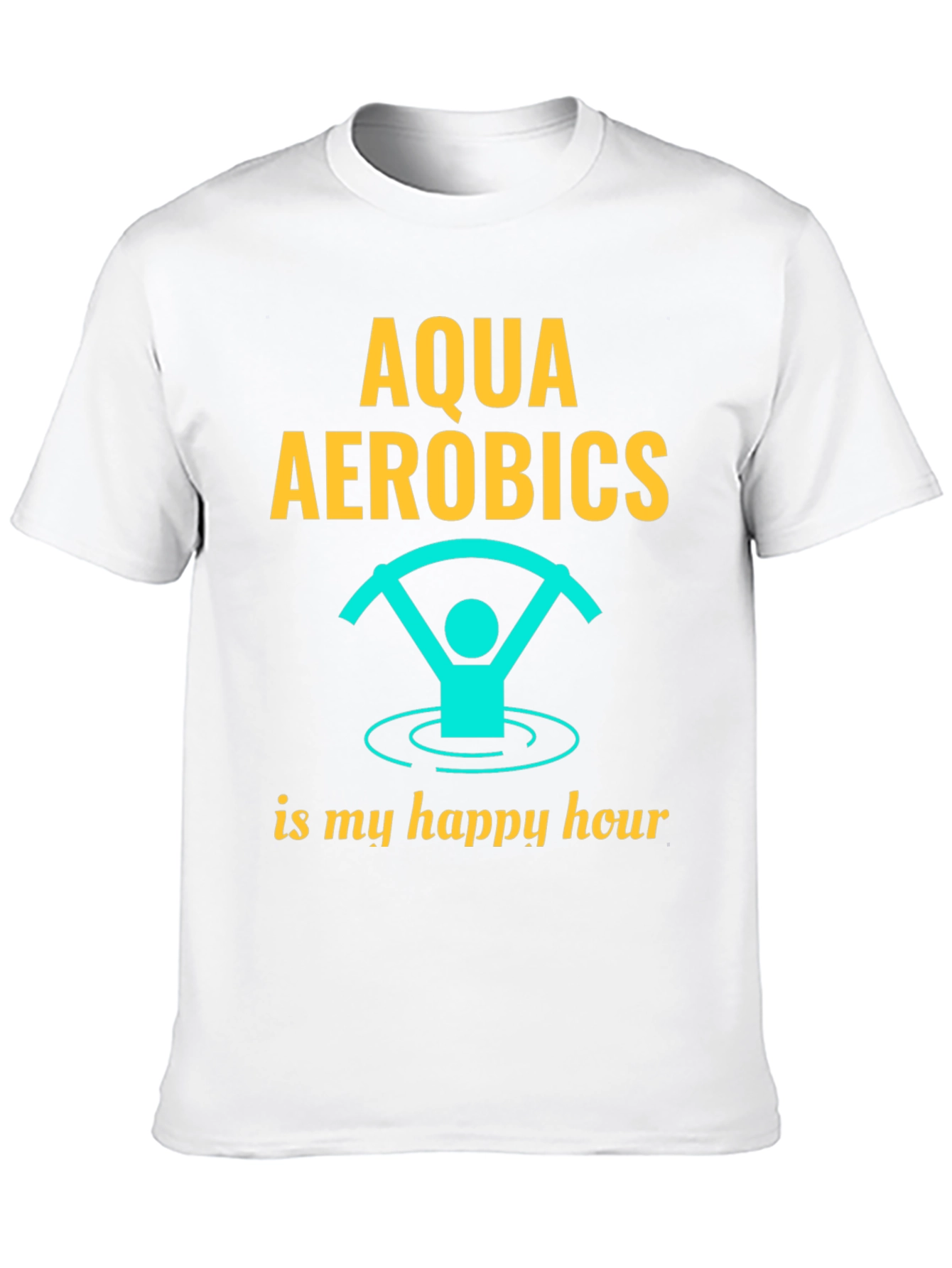 Aqua Aerobics Happy Hour Graphic T-Shirt