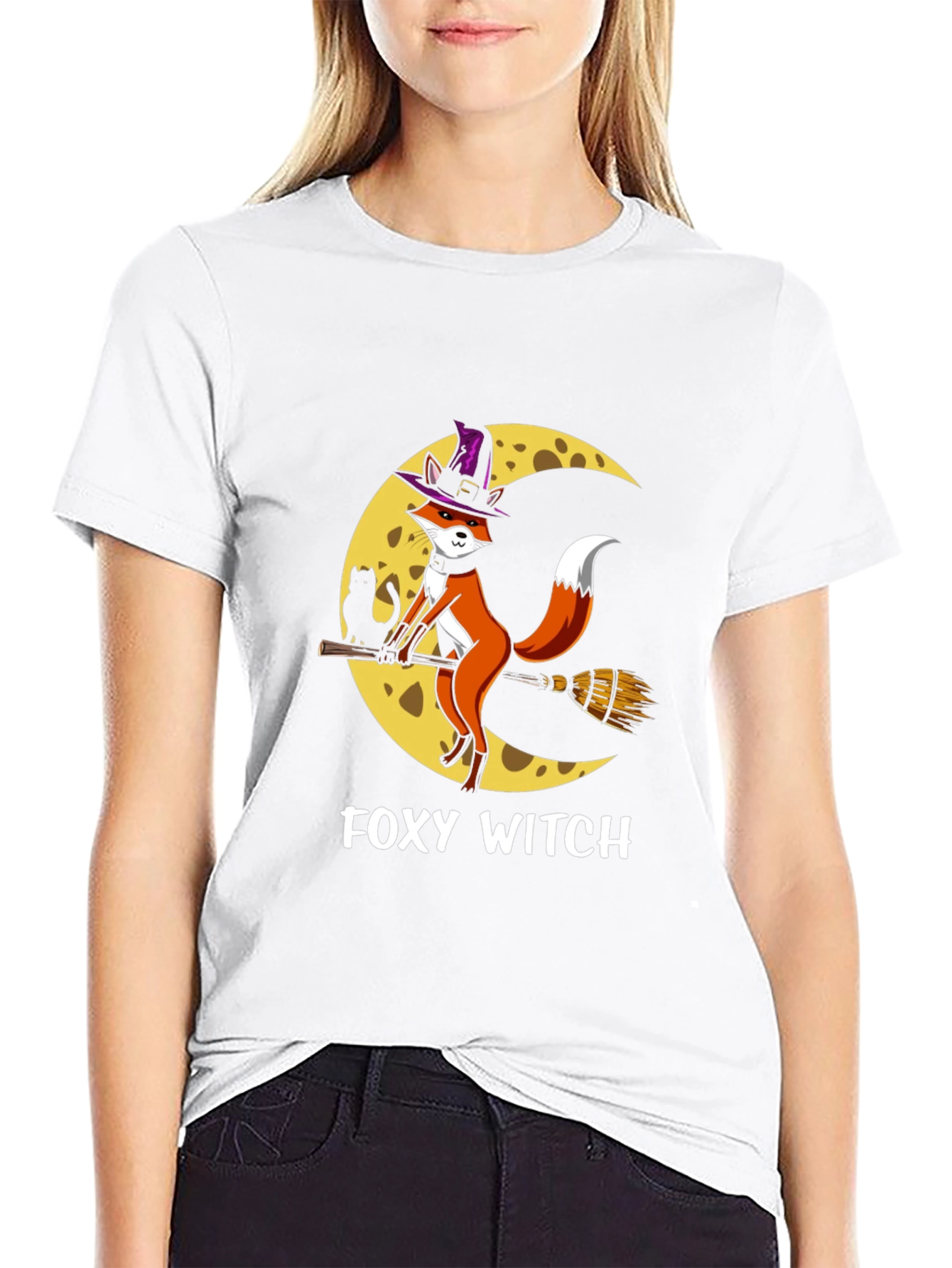 Foxy Witch T-Shirt - Halloween Costume Tee